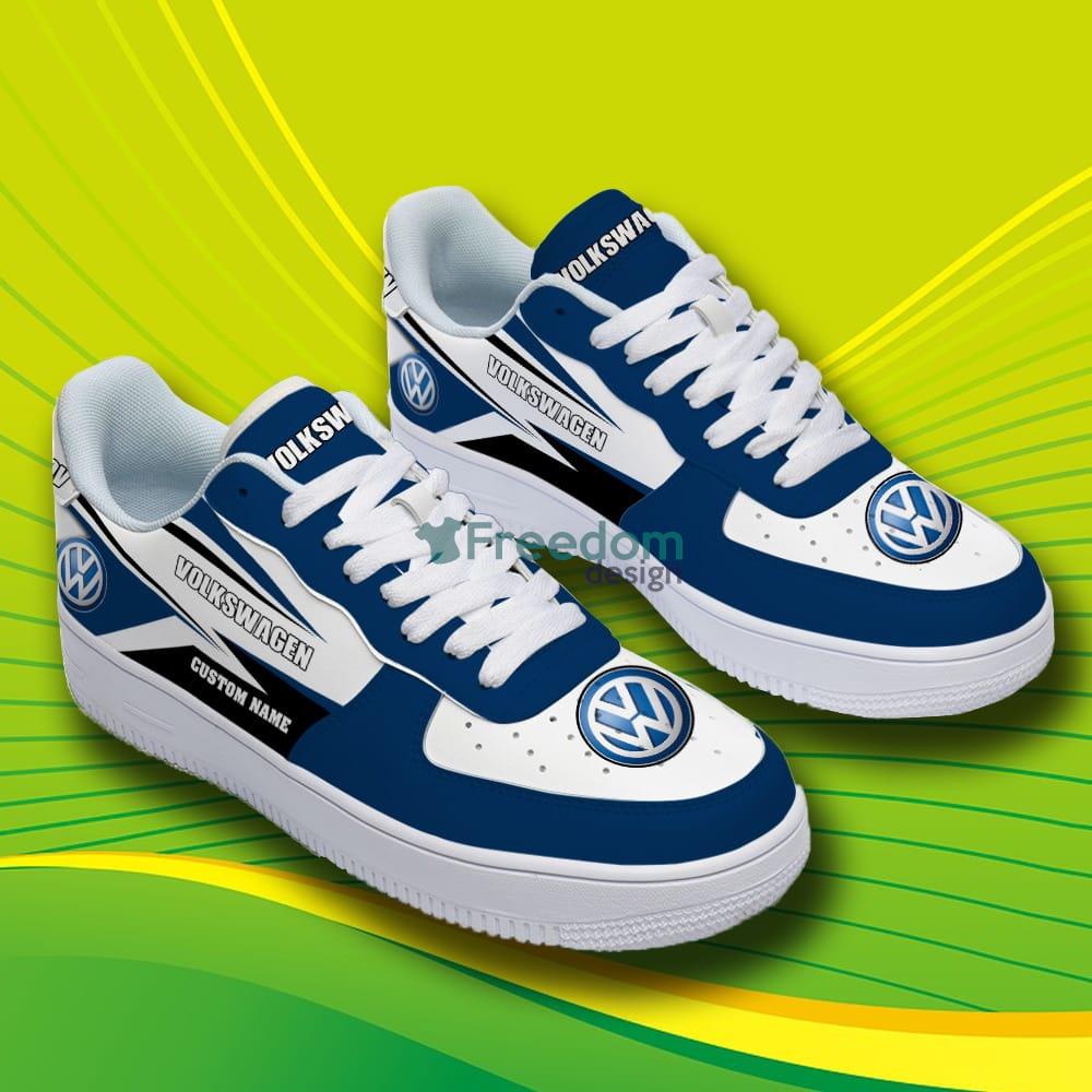 Volkswagen Group Air Force Shoes vintage Custom Name Gift For Mens And Women - Volkswagen Group AF 1 vintage shoes, Custom any logo or Car model_2