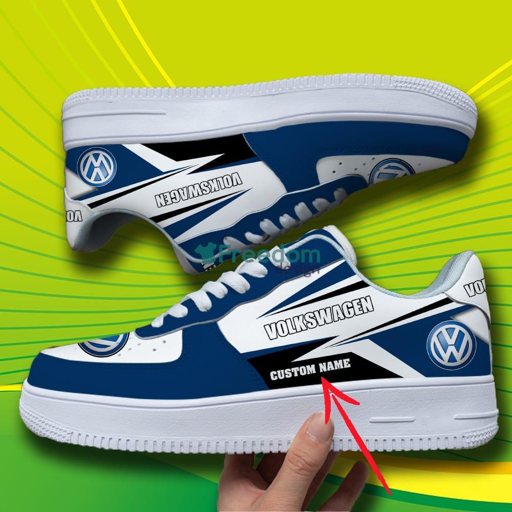 Volkswagen Group Air Force Shoes vintage Custom Name Gift For Mens And Women - Volkswagen Group AF 1 vintage shoes, Custom any logo or Car model_1
