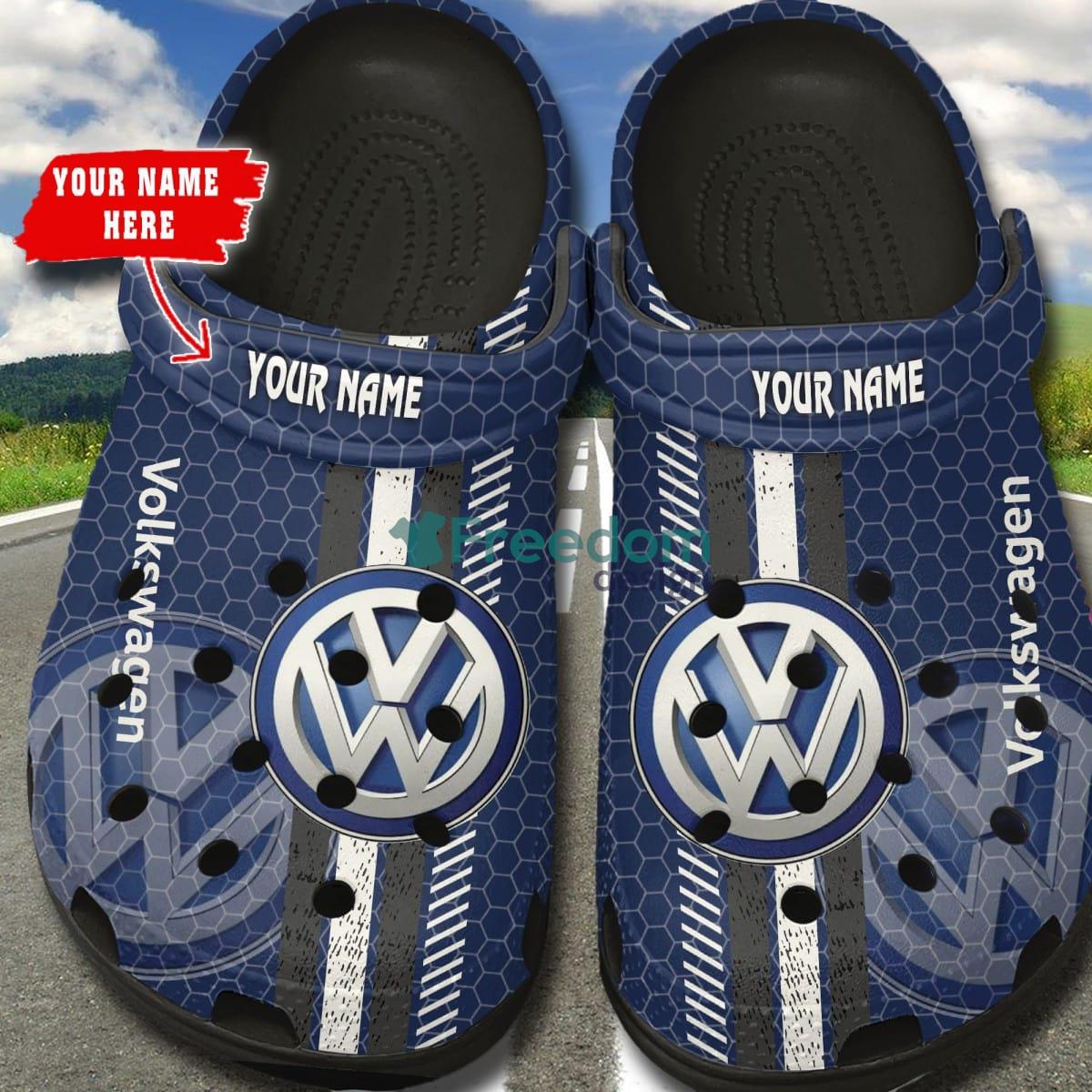 Volkswagen W Car And Motorcycles Logo Clog Shoes Custom Name - Volkswagen _2