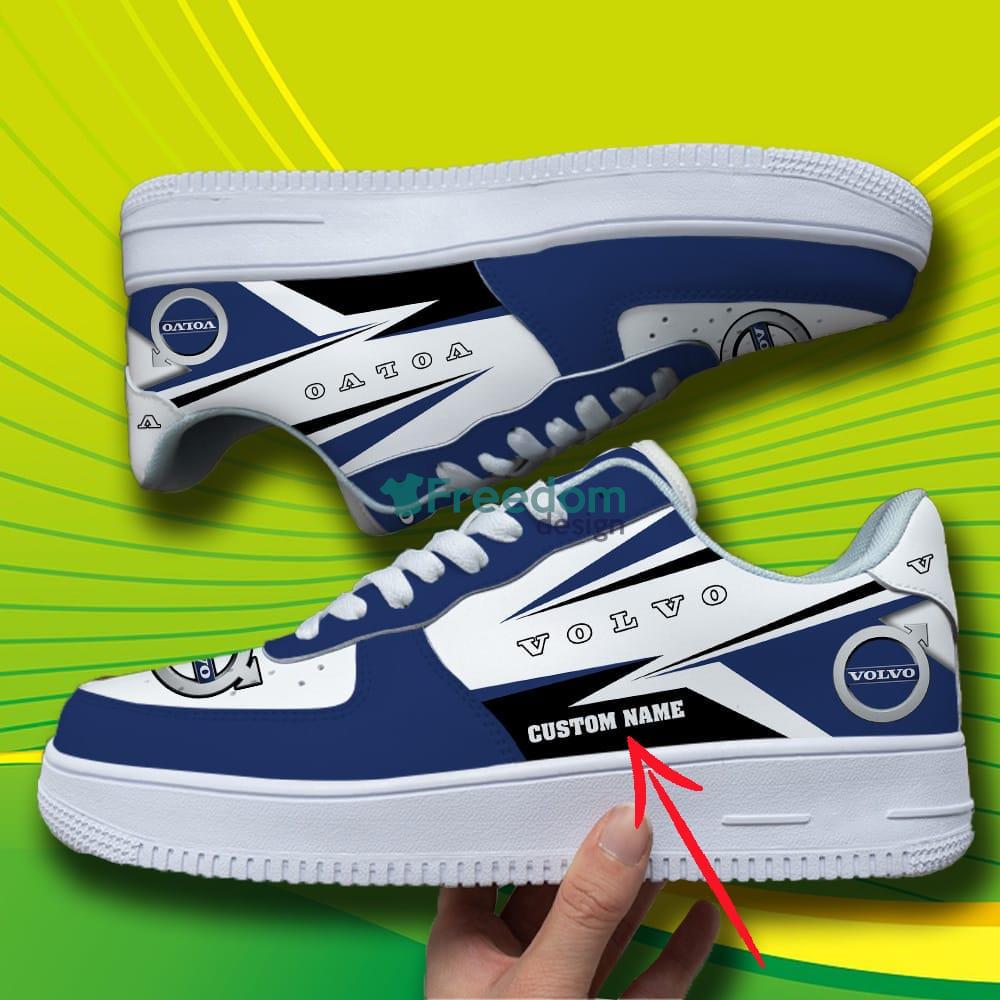 Volvo Cars Air Force Shoes vintage Custom Name Gift For Mens And Women - Volvo Cars AF 1 vintage shoes, Custom any logo or Car model_1