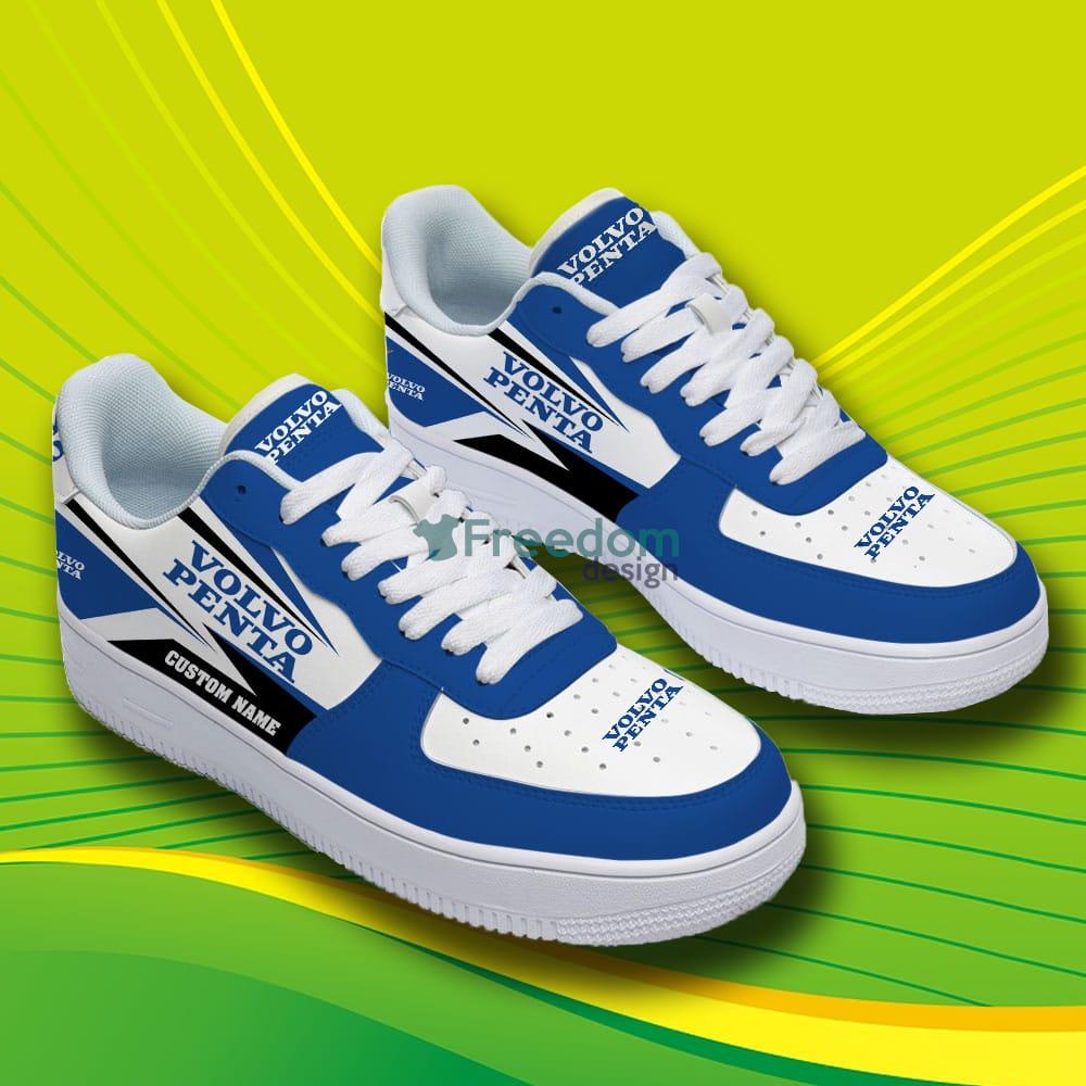 Volvo Penta Air Force Shoes vintage Custom Name Gift For Mens And Women - Volvo Penta AF 1 vintage shoes, Custom any logo or Car model_2