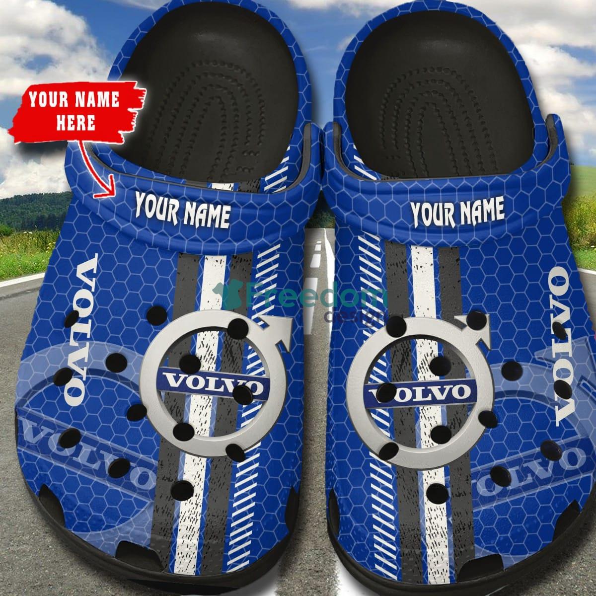 Volvo W Car And Motorcycles Logo Clog Shoes Custom Name - Volvo _2