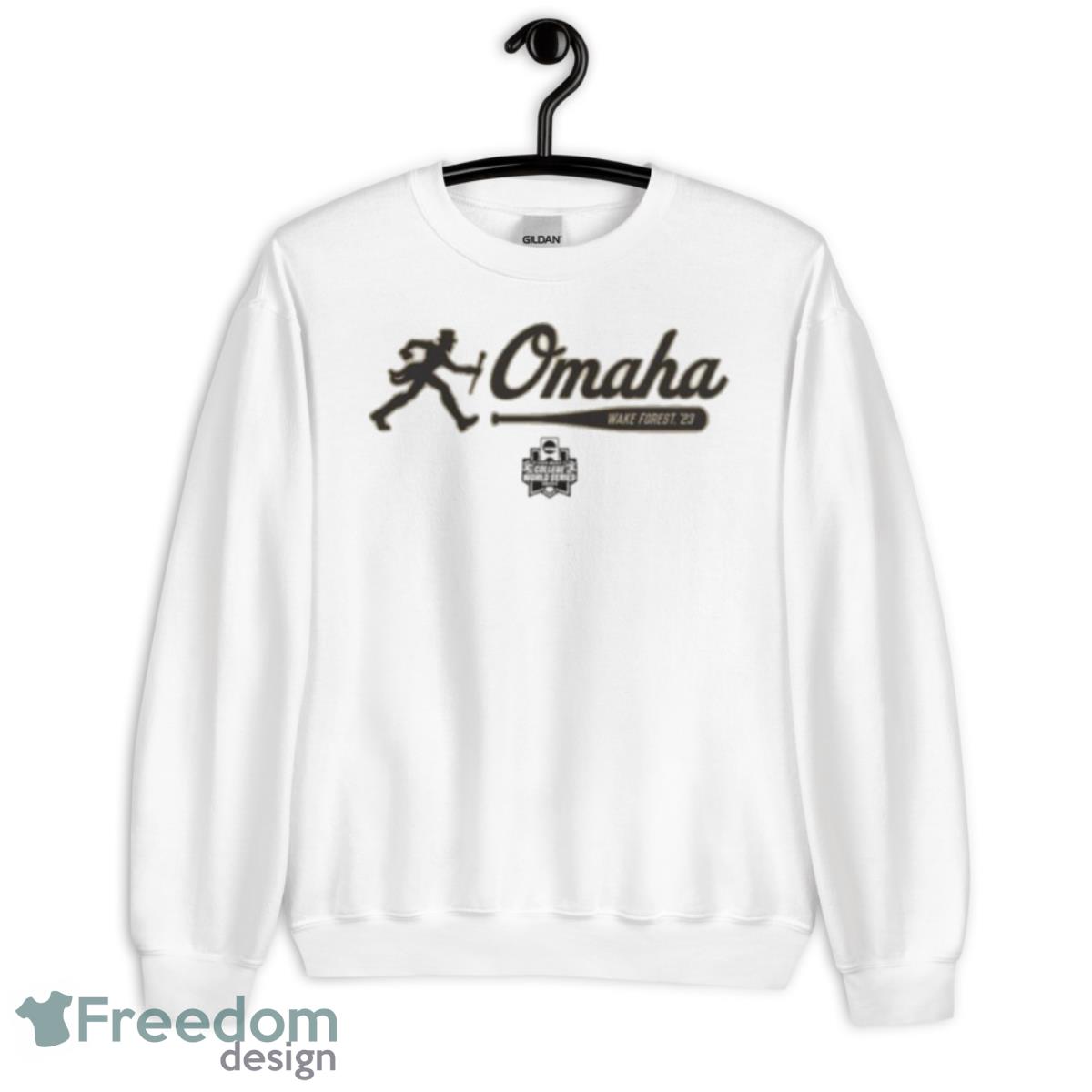 Wake Forest Baseball Road To Omaha 2023 College World Series Shirt - Unisex Heavy Blend Crewneck Sweatshirt