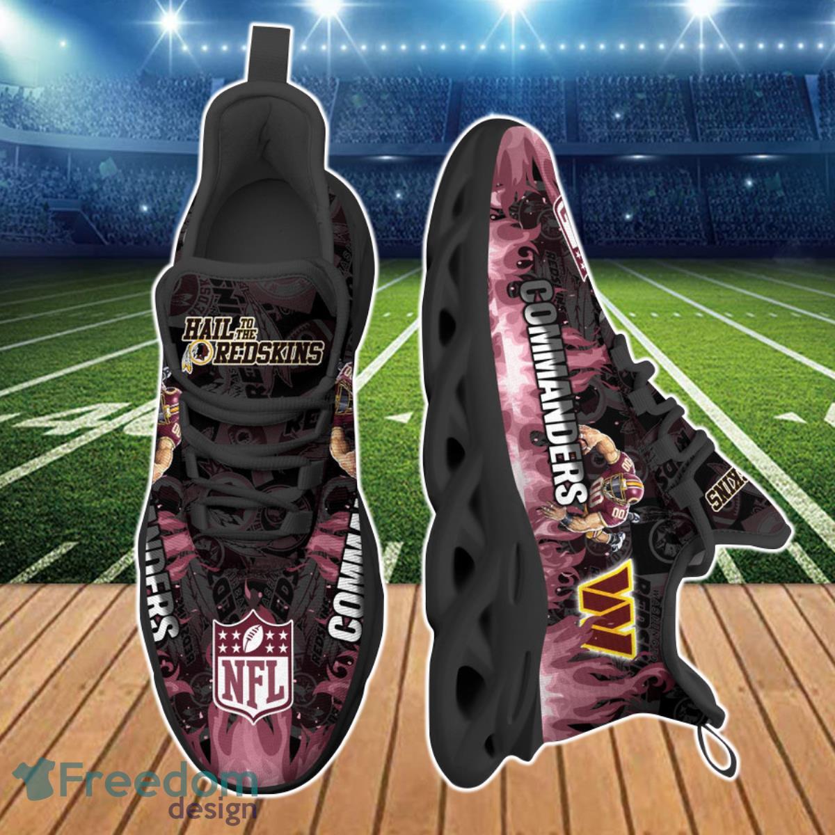 Washington Commanders NFL Clunky Max Soul Shoes Best Gift For Real Fans Product Photo 2