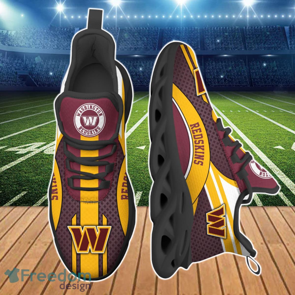 Washington Commanders NFL Clunky Max Soul Shoes Custom Name Best Gift For Fans Product Photo 2