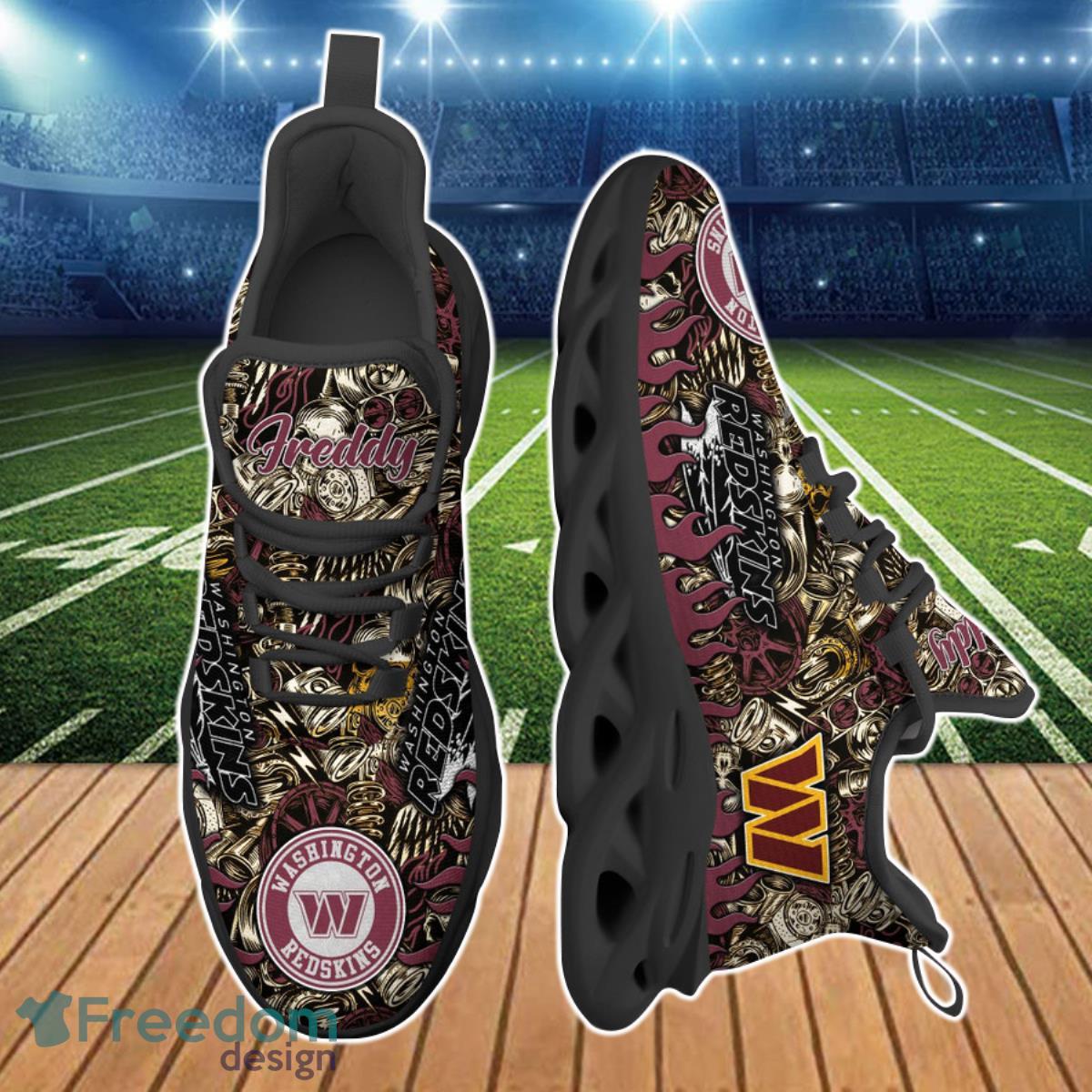 Washington Commanders NFL Clunky Max Soul Shoes Custom Name Best Gift For Men And Women Fans Product Photo 2