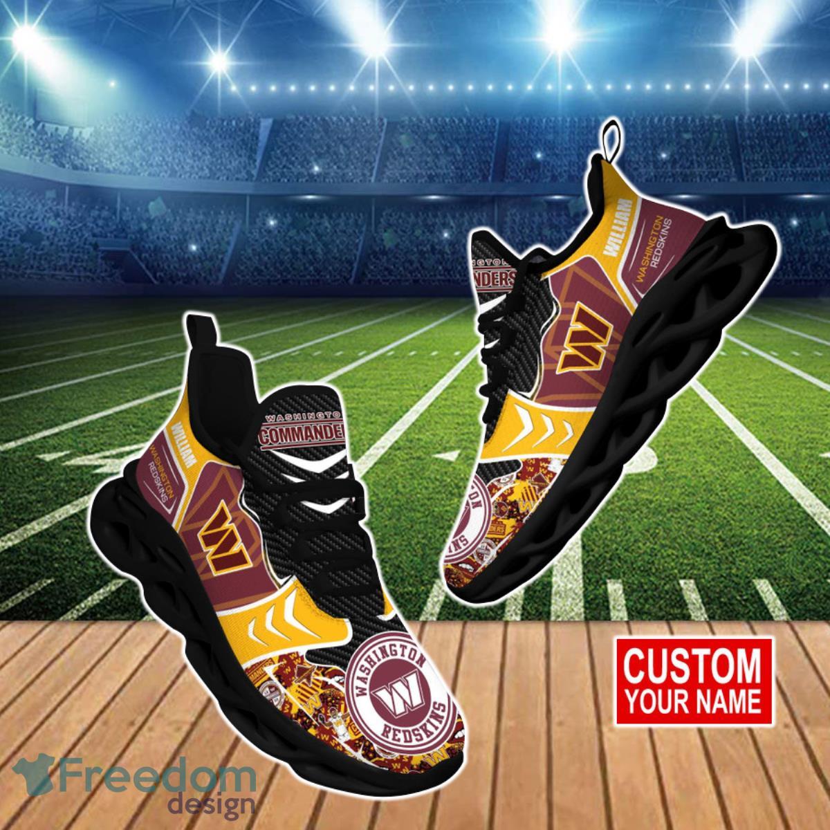 Washington Commanders NFL Clunky Max Soul Shoes Custom Name Best Gift For Real Fans Product Photo 1