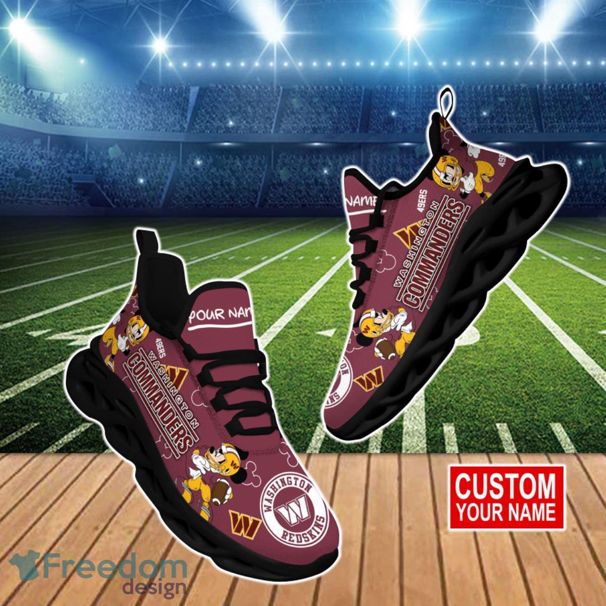 Washington Commanders NFL Clunky Max Soul Shoes Custom Name Best Gift For True Fans Product Photo 1