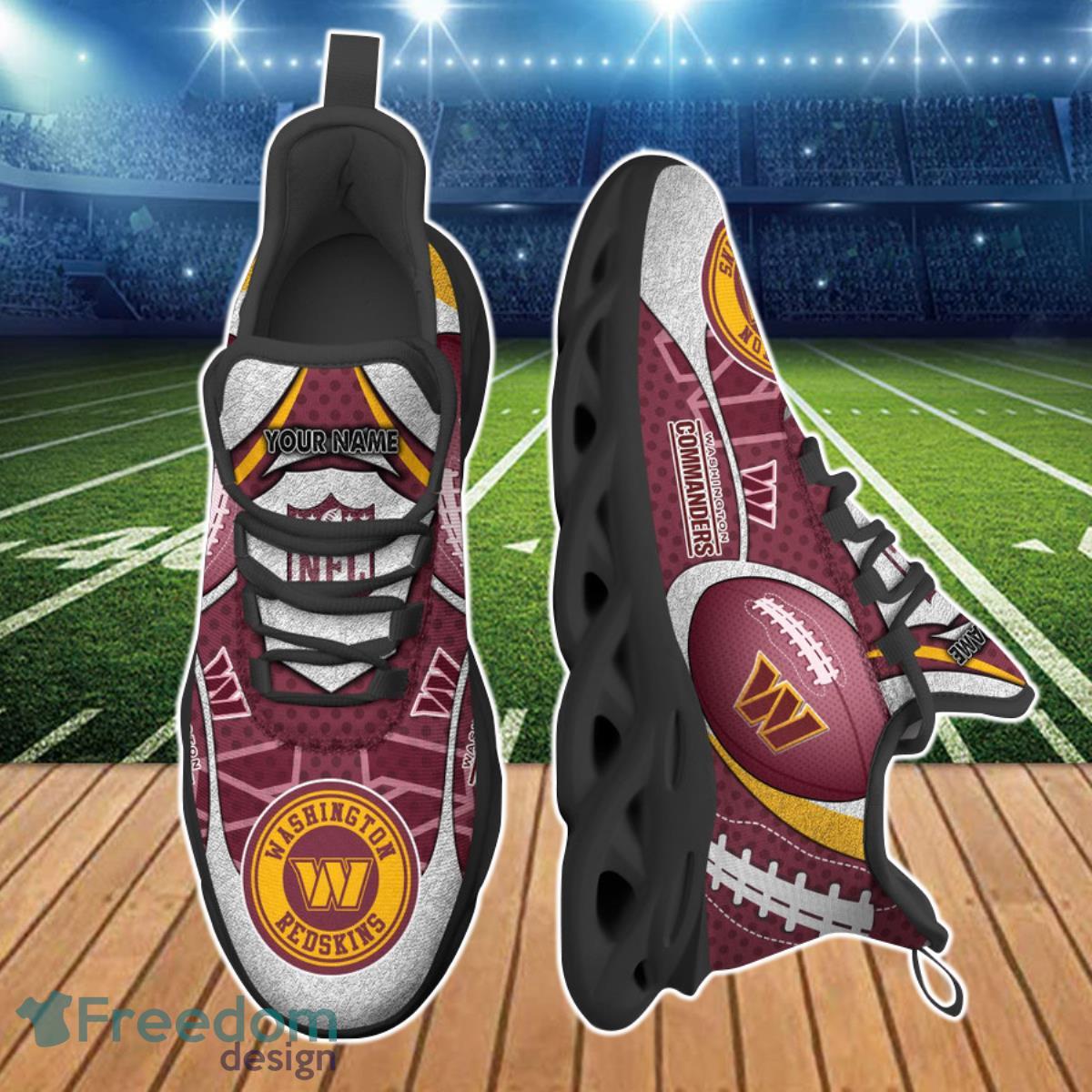 Washington Commanders NFL Clunky Max Soul Shoes Custom Name Unique Gift For True Fans Product Photo 2