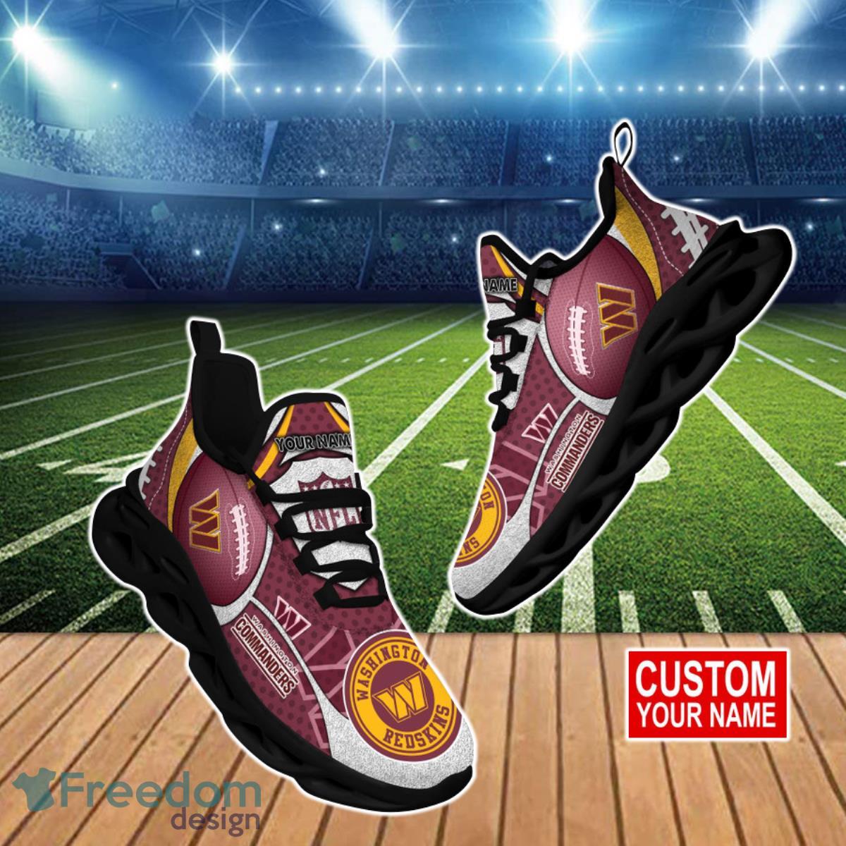 Washington Commanders NFL Clunky Max Soul Shoes Custom Name Unique Gift For True Fans Product Photo 1