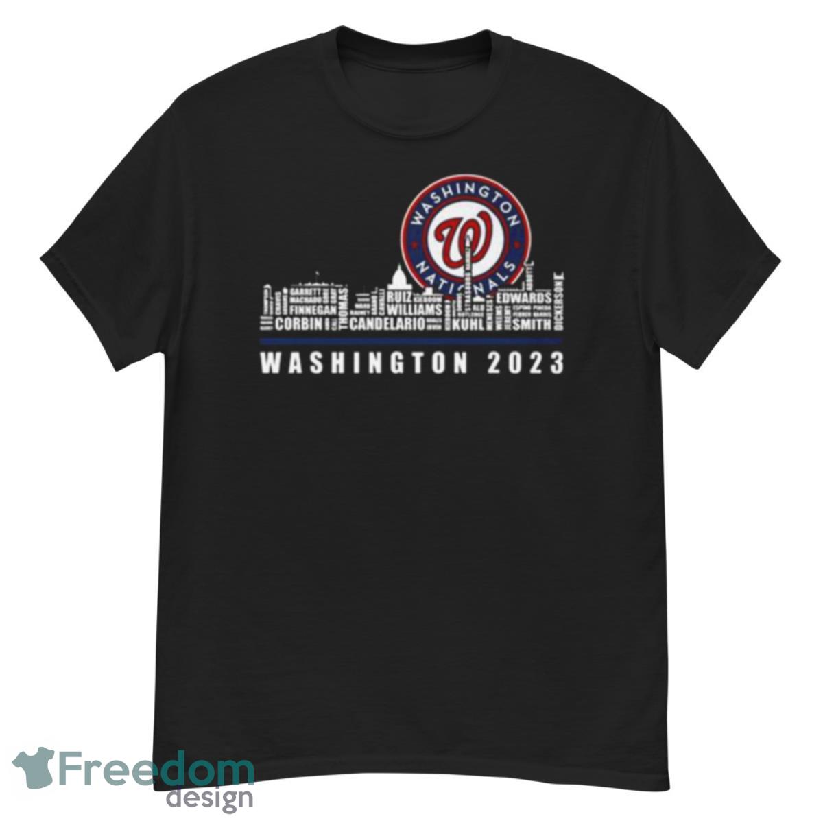 Washington Nationals 2023 Season Team Players Names In City Shirt - G500 Men’s Classic T-Shirt