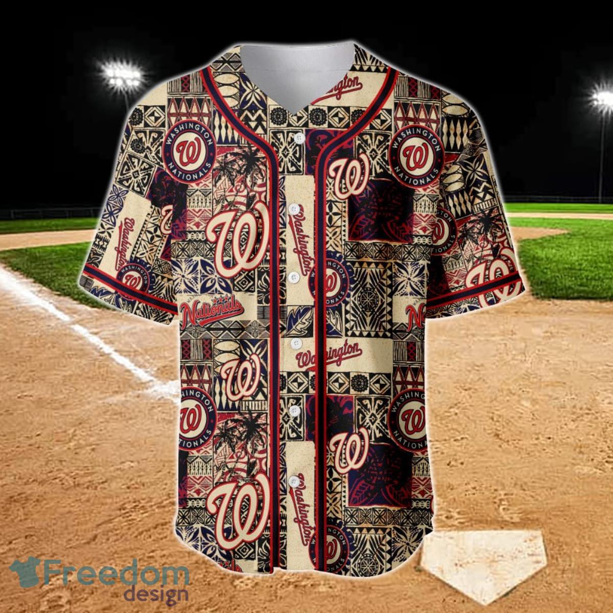 Washington Nationals Major League Baseball AOP Baseball Jersey Best Gift For Fans Product Photo 2