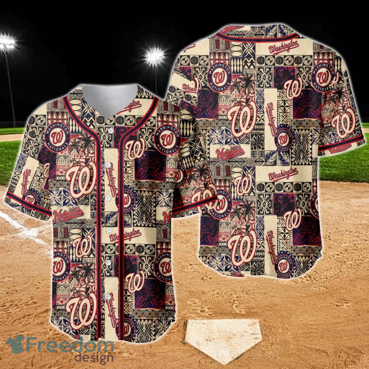 Washington Nationals Major League Baseball AOP Baseball Jersey Best Gift For Fans Product Photo 1