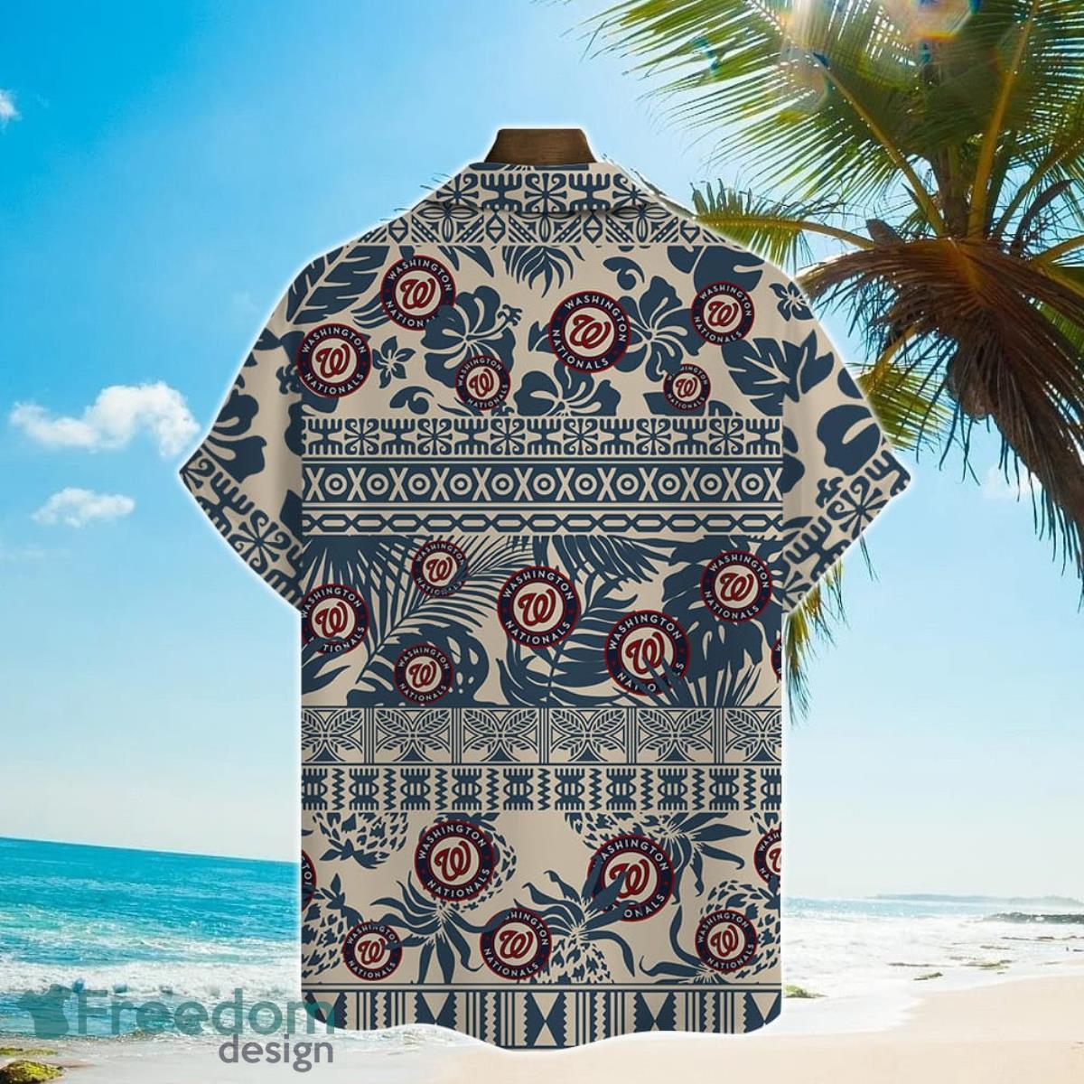 Washington Nationals Mlb Hawaiian Aloha Shirt For Men Women - T