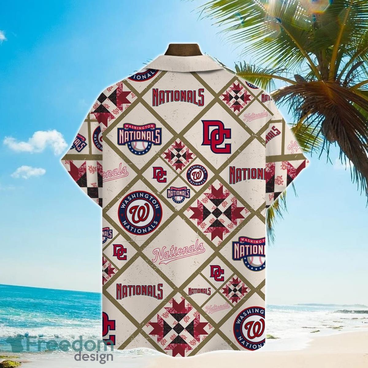 Washington Nationals MLB Flower Hawaii Shirt Summer Gift Men And