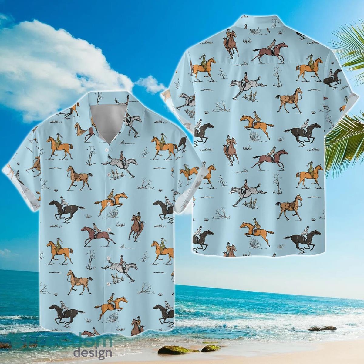 Western Cowboy Hawaiian Shirt For Men Women Product Photo 1