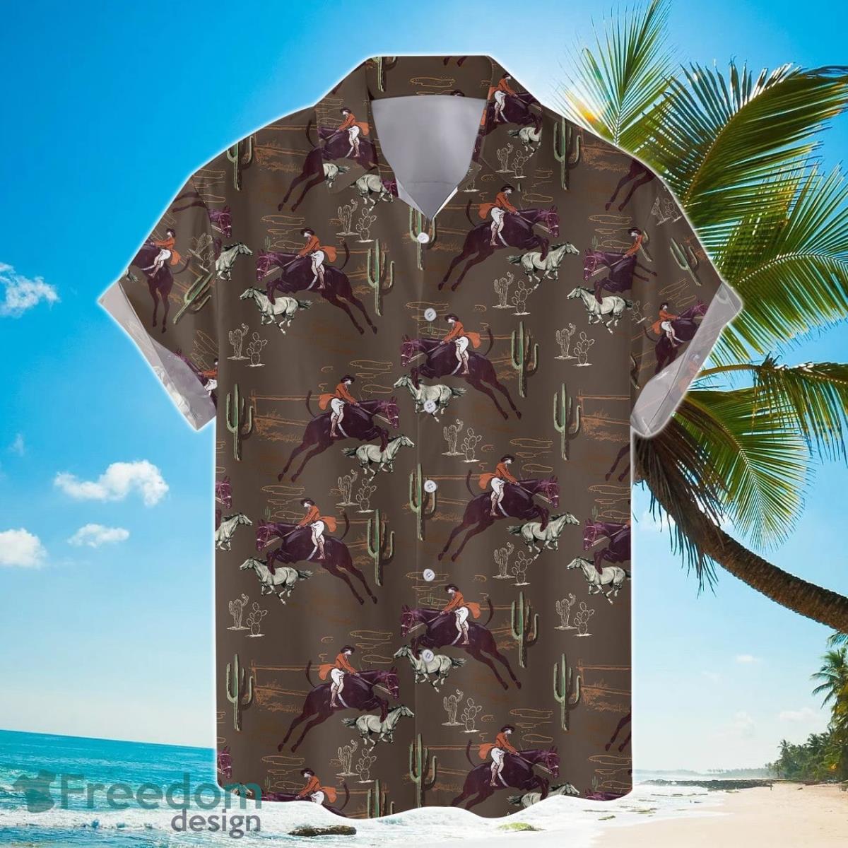 Western Cowboy Hawaiian Shirt Perfect Gift For Men And Women Product Photo 2