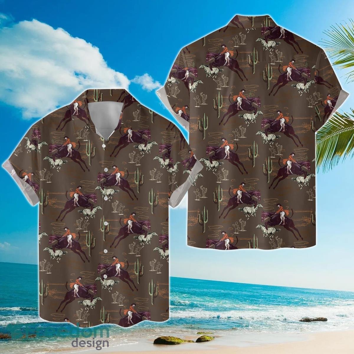 Western Cowboy Hawaiian Shirt Perfect Gift For Men And Women Product Photo 1