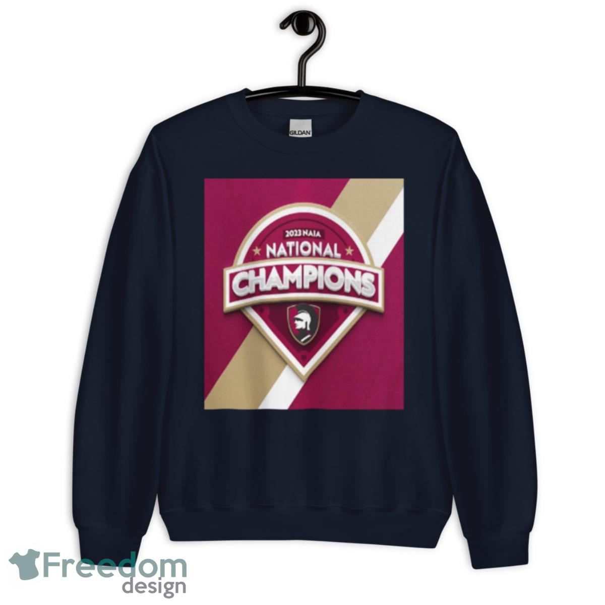 Westmont Baseball Are 2023 NAIA National Champions Vintage Shirt - Unisex Crewneck Sweatshirt-1