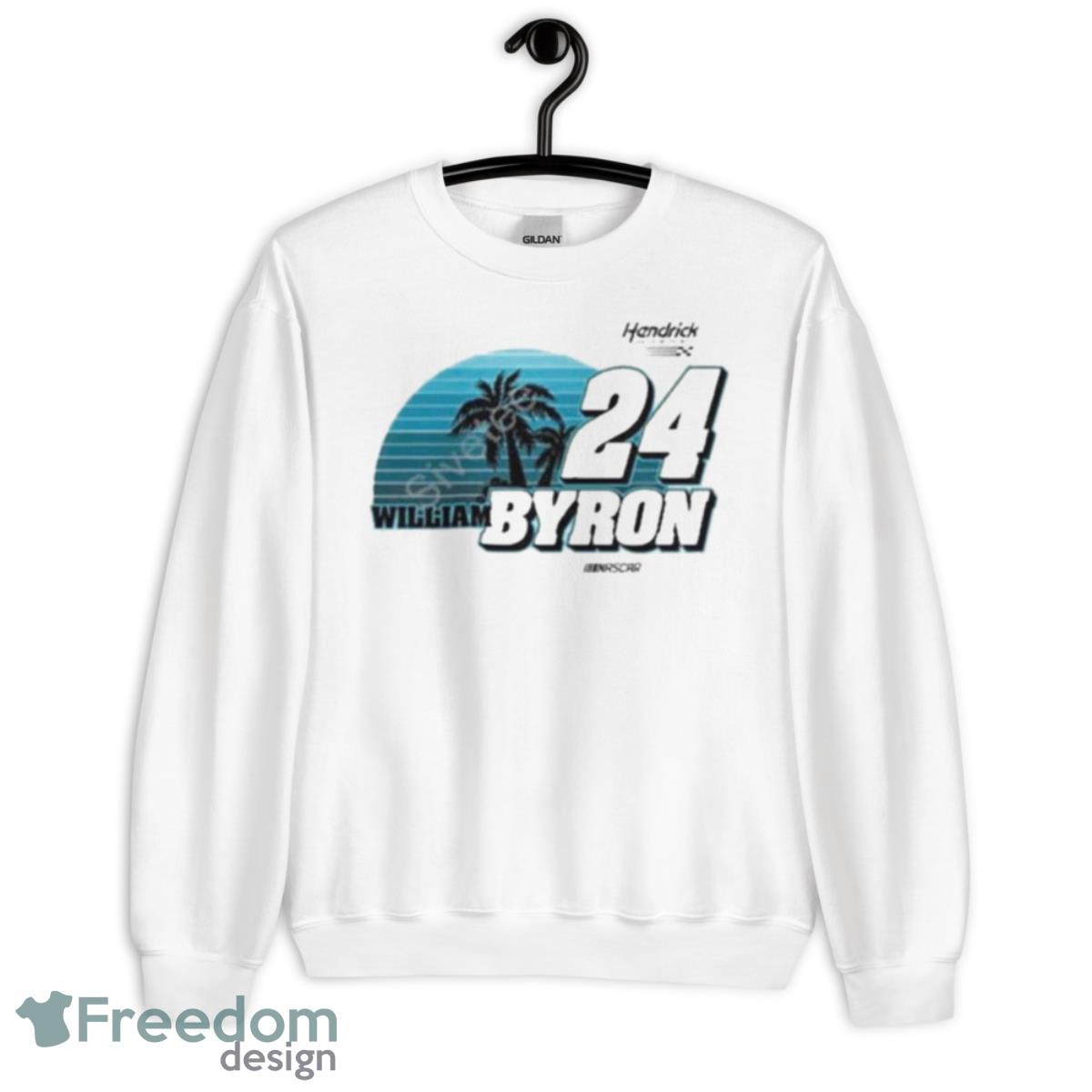 William Byron #24 Upf 50+ Fishing Shirt - Unisex Heavy Blend Crewneck Sweatshirt