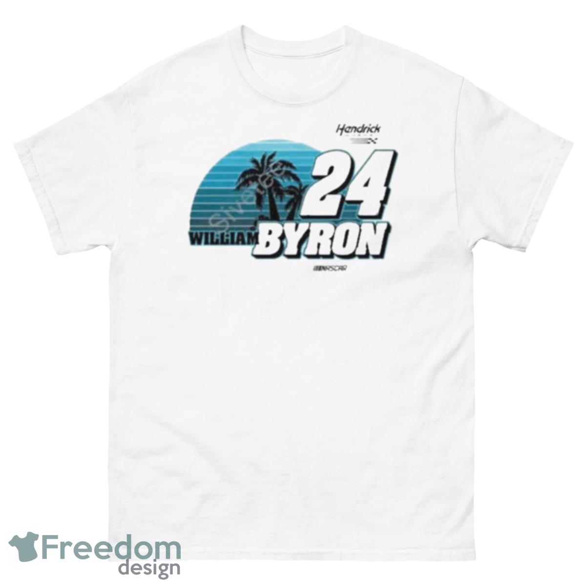 William Byron #24 Upf 50+ Fishing Shirt - 500 Men’s Classic Tee Gildan