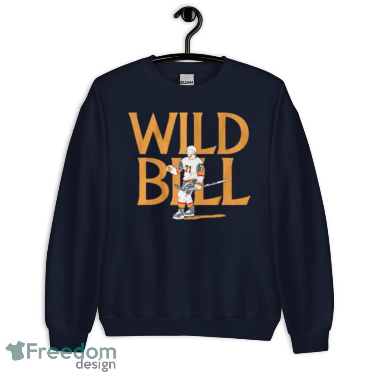 William Karlsson Vegas Golden Knights Wild Bill Shirt - Unisex Crewneck Sweatshirt-1