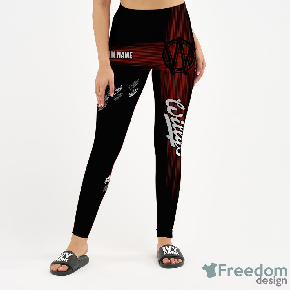Willys AS 3D Full Printing Custom Name Leggings And Hollow Tank Women - Willys AS 3D Hollow tank Leggings Full Printing Custom Name_16