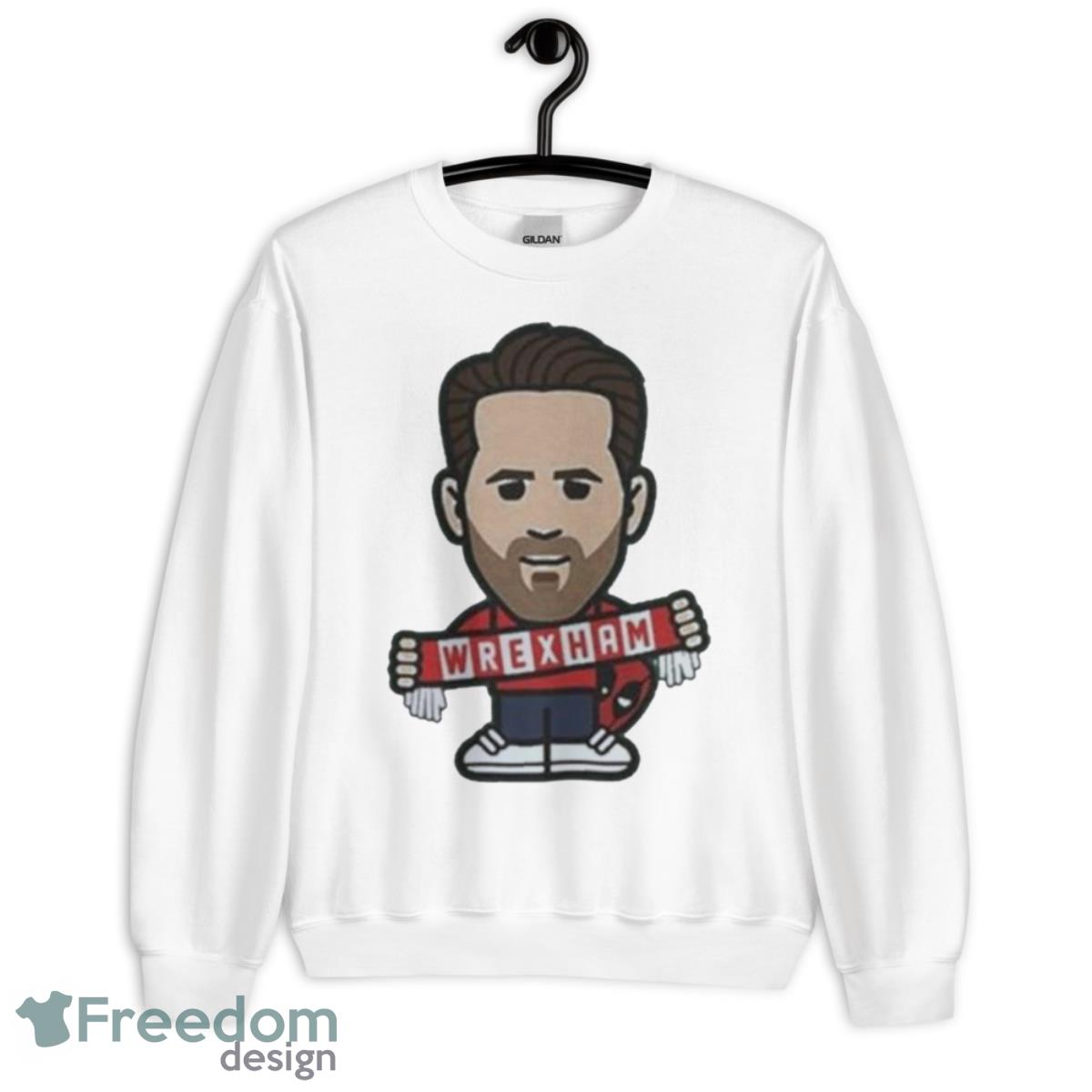 Wrexham Afc Ryan Reynolds Shirt - Unisex Heavy Blend Crewneck Sweatshirt