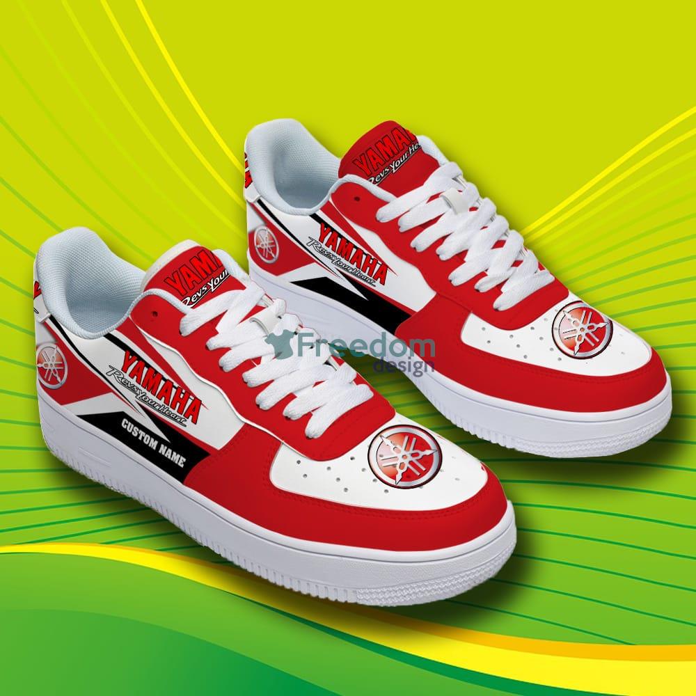 Yamaha Air Force Shoes vintage Custom Name Gift For Mens And Women - Yamaha AF 1 vintage shoes, Custom any logo or Car model_2