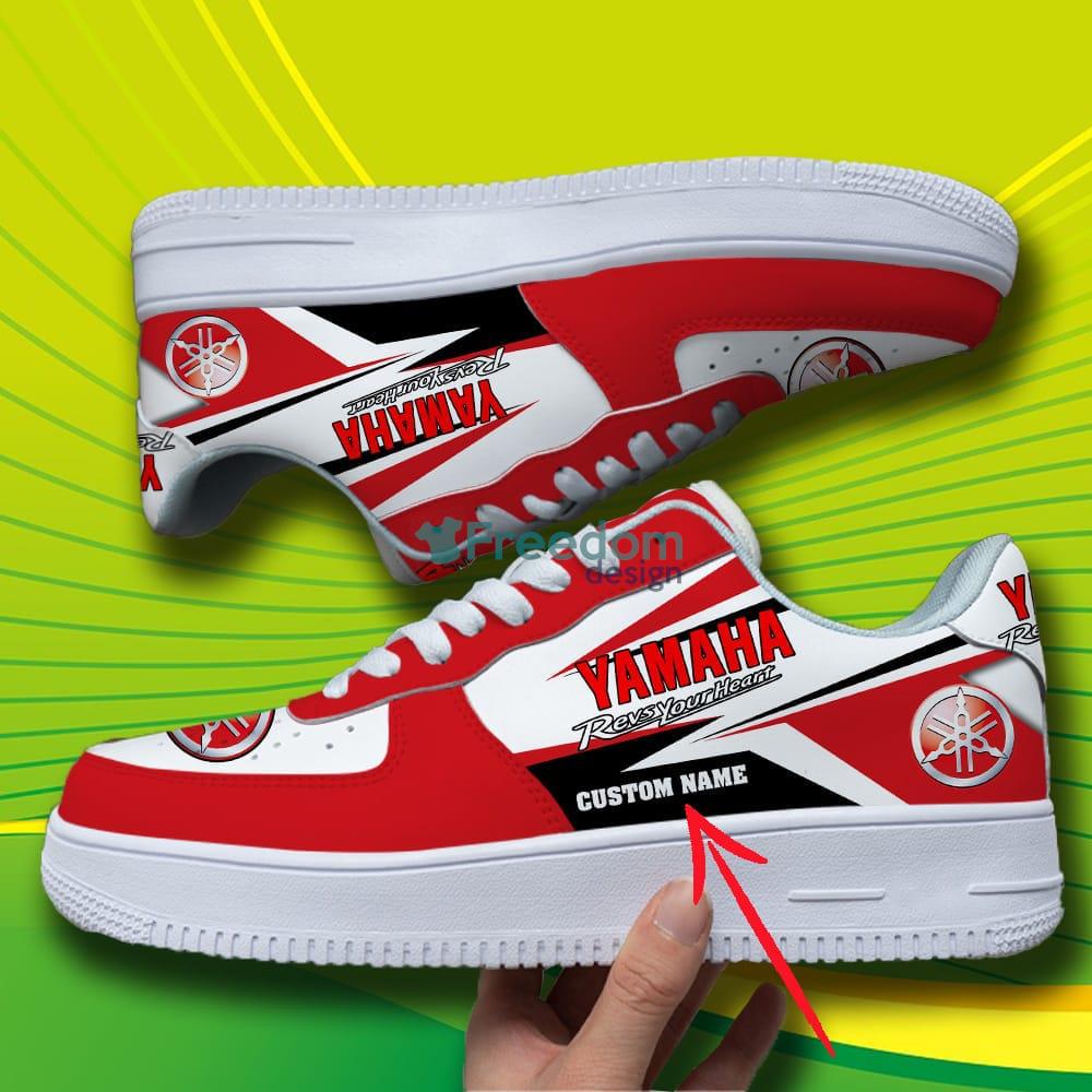 Yamaha Air Force Shoes vintage Custom Name Gift For Mens And Women - Yamaha AF 1 vintage shoes, Custom any logo or Car model_1 Yamaha Air Force Shoes vintage Custom Name Gift For Mens And Women - Yamaha AF 1 vintage shoes, Custom any logo or Car model_1