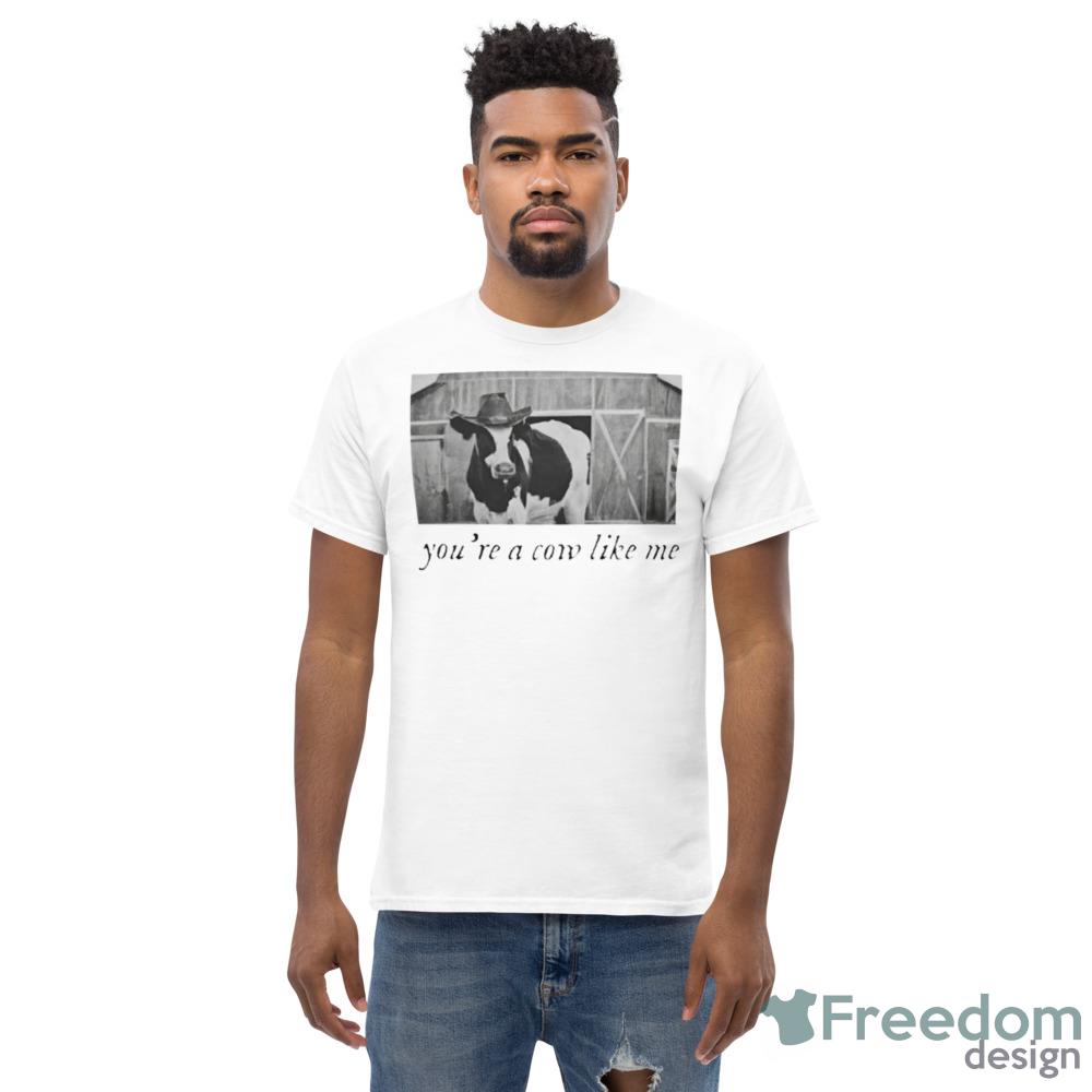 you’re a cow like me cow with cowboy hat shirt - Men’s Classic Tee Gildan 5000 you’re a cow like me cow with cowboy hat shirt - Men’s Classic Tee Gildan 5000