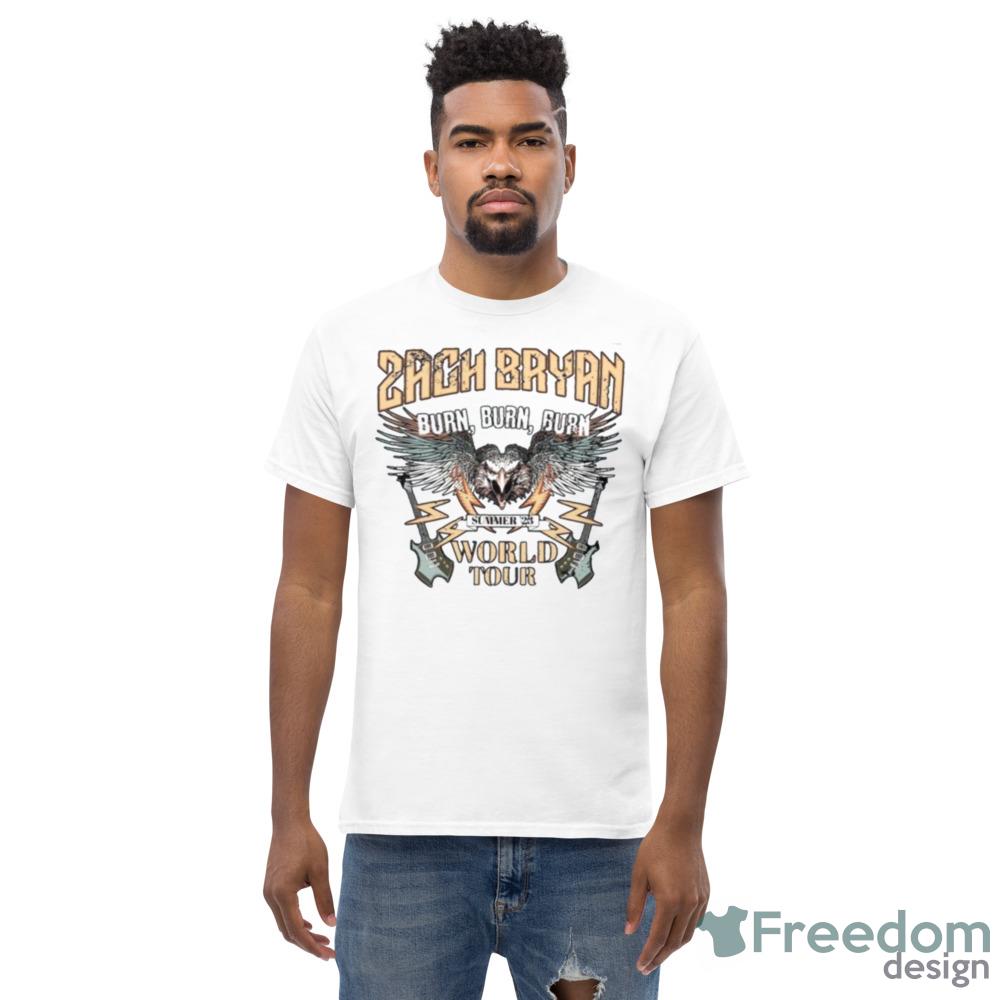 Zach Bryan Vintage Zach Bryan World Tour Graphic Shirt - Men’s Classic Tee Gildan 5000 Zach Bryan Vintage Zach Bryan World Tour Graphic Shirt - Men’s Classic Tee Gildan 5000