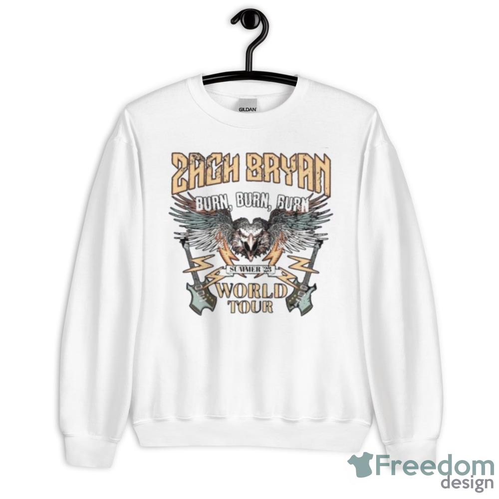 Zach Bryan Vintage Zach Bryan World Tour Graphic Shirt - 18000 Unisex Heavy Blend Crewneck Sweatshirt