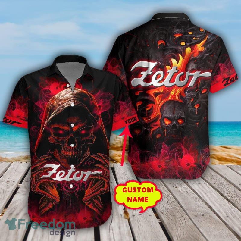 Zetor Tractor Logo 3D Hawaiian Shirt Custom Name Summer Gift For Men And Women - Zetor Tractor Logo Hawaiian Shirt, Zetor Tractor Personalized Hawaiian Shirt, Summer Shirt, Gift For him, Gift For Father_1