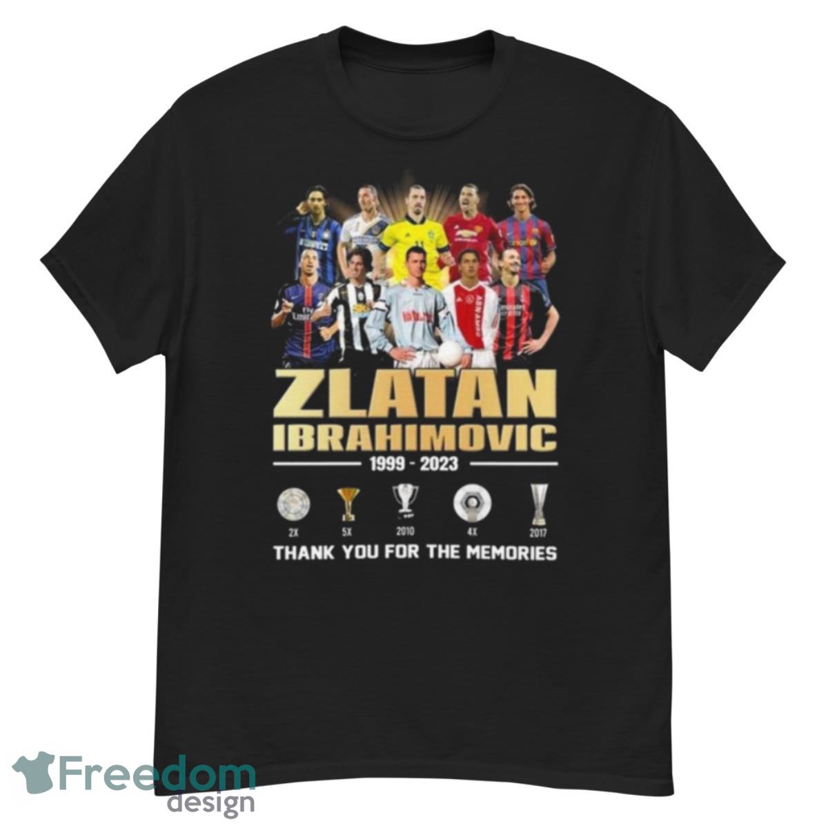 Zlatan Ibrahimovic 1999 – 2023 Thank You For The Memories Shirt - G500 Men’s Classic T-Shirt