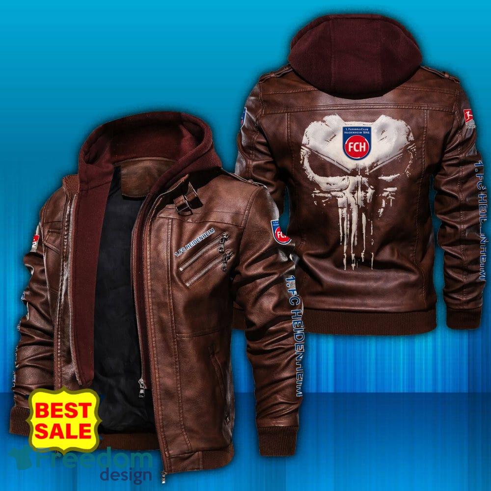 1 FC Heidenheim Bundesliga Teams Leather Jacket Hat Men And Women For Fans - 1 FC Heidenheim Bundesliga Teams_2