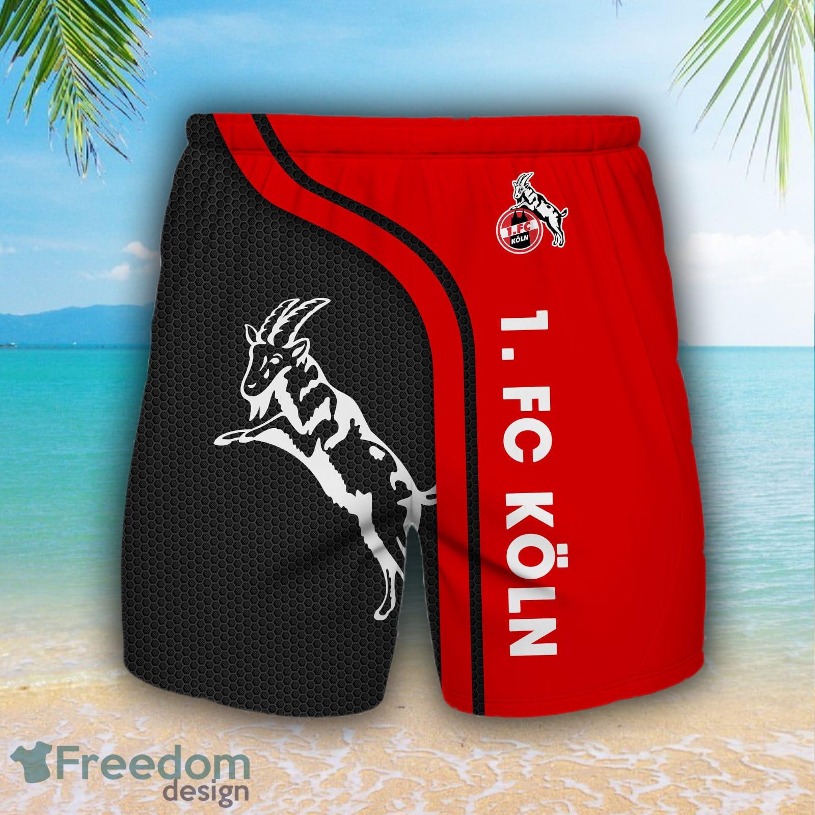 1 FC Koln Logo Bundesliga Hawaiian Shirt And Short For Fans - 1. FC Koln Logo Bundesliga_14 1 FC Koln Logo Bundesliga Hawaiian Shirt And Short For Fans - 1. FC Koln Logo Bundesliga_14