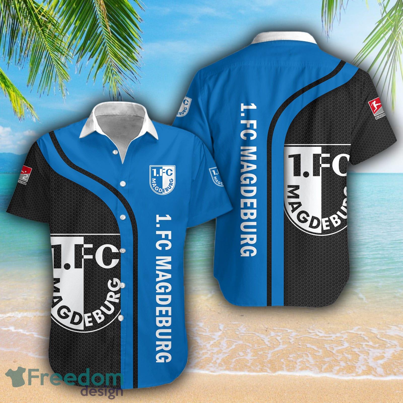 1 FC Magdeburg Logo Bundesliga Hawaiian Shirt And Short For Fans - 1. FC Magdeburg Logo Bundesliga_9