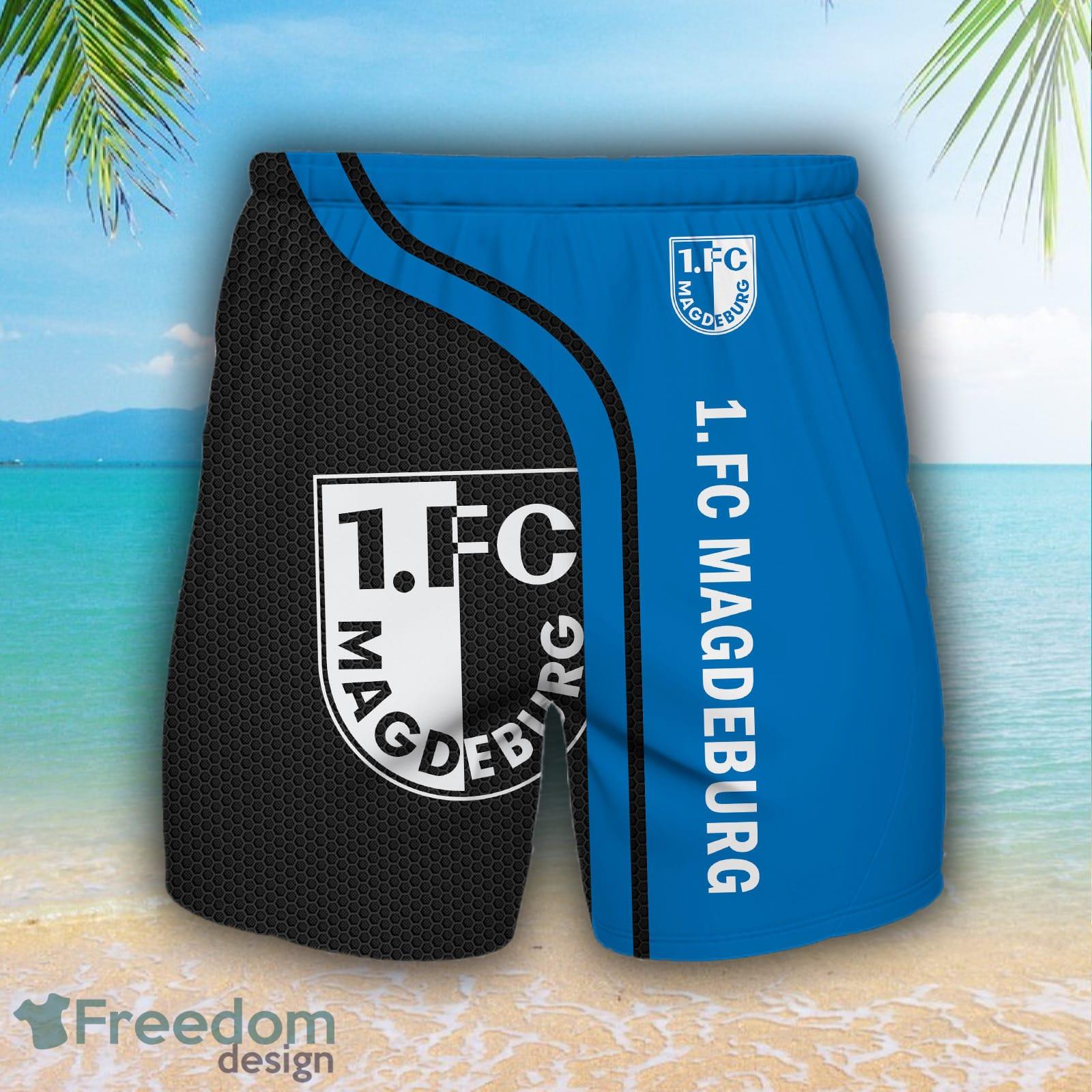 1 FC Magdeburg Logo Bundesliga Hawaiian Shirt And Short For Fans - 1. FC Magdeburg Logo Bundesliga_14 1 FC Magdeburg Logo Bundesliga Hawaiian Shirt And Short For Fans - 1. FC Magdeburg Logo Bundesliga_14