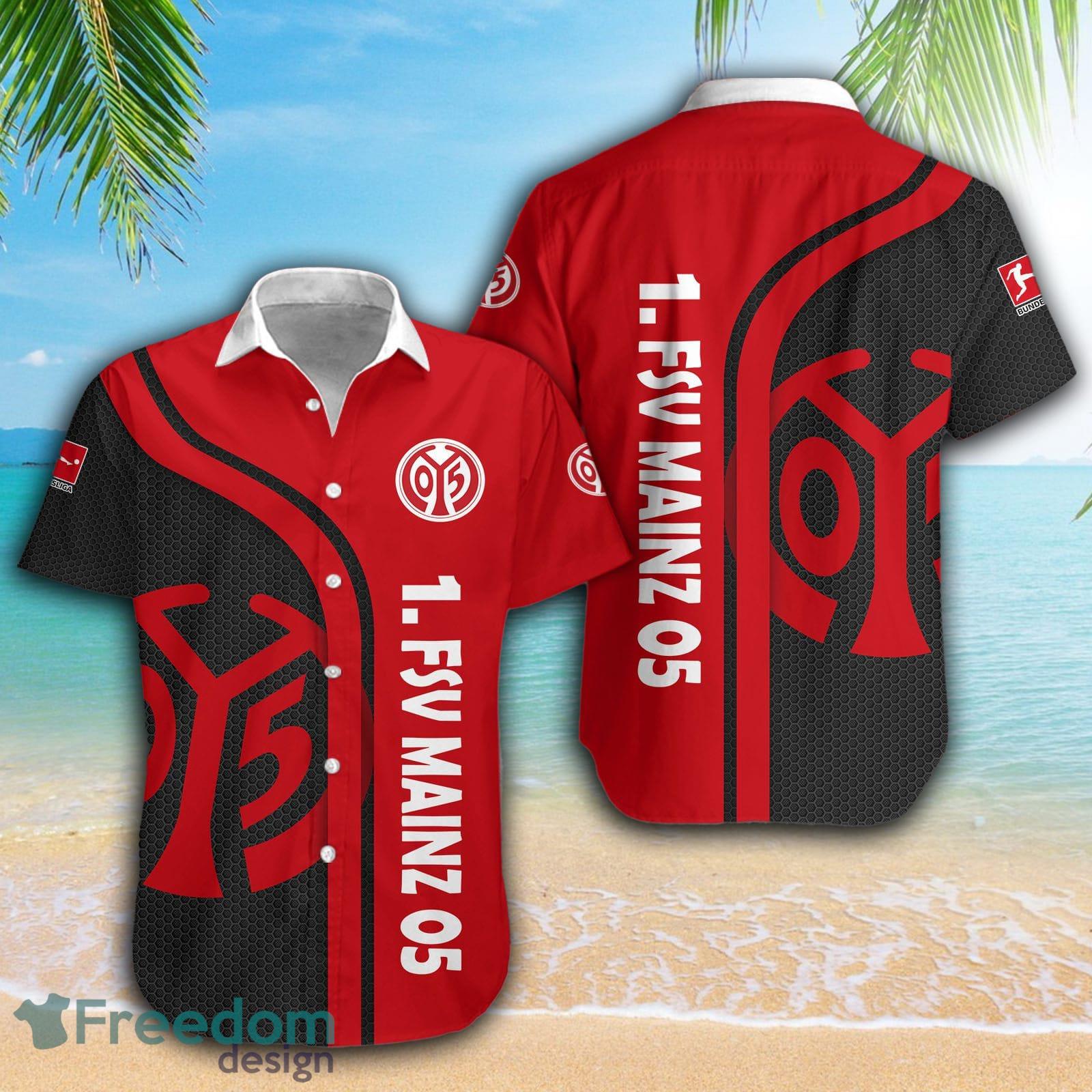 1 FSV Mainz 05 Logo Bundesliga Hawaiian Shirt And Short For Fans - 1. FSV Mainz 05 Logo Bundesliga_9