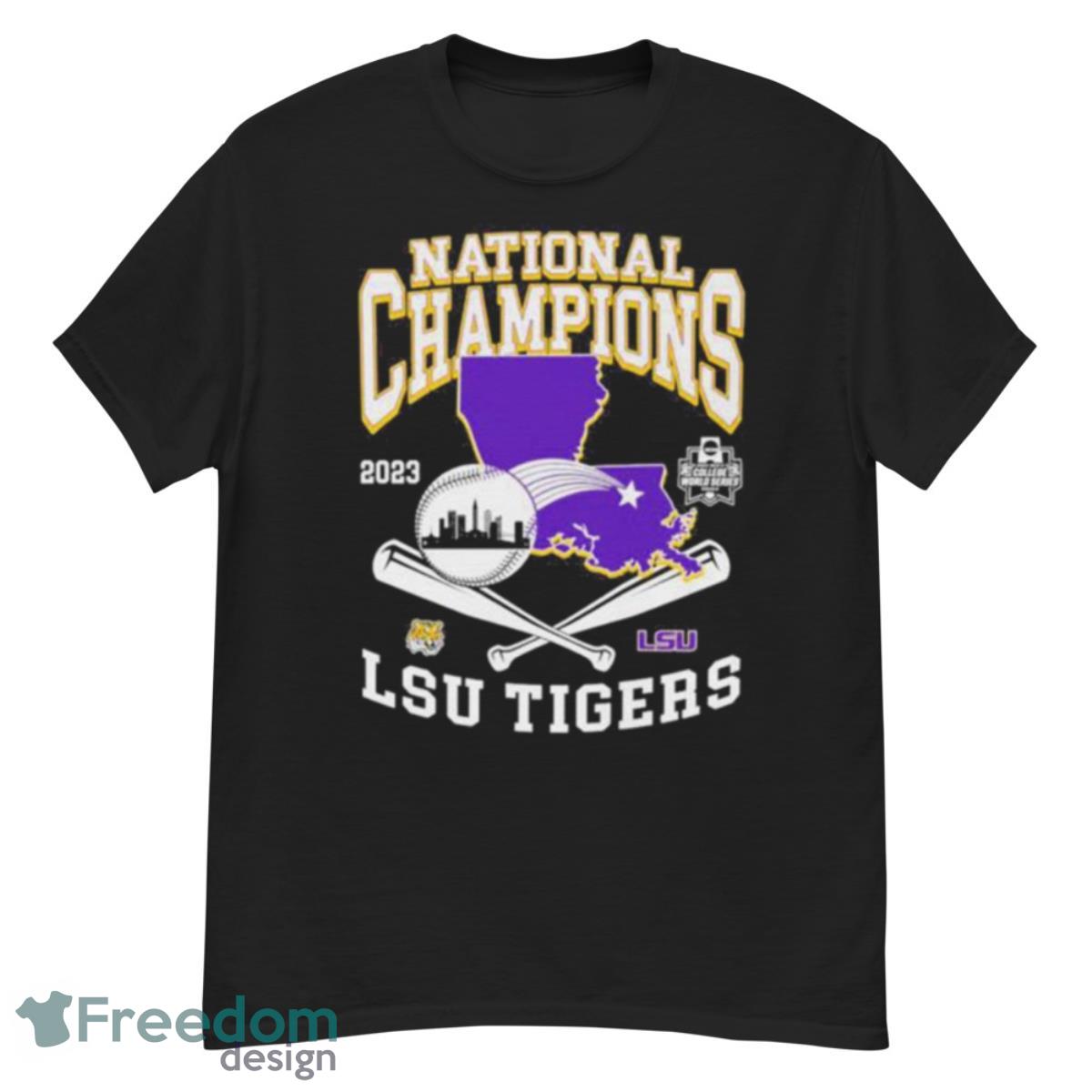 2023 National Champions College World Series LSU Tigers Shirt Product Photo 1