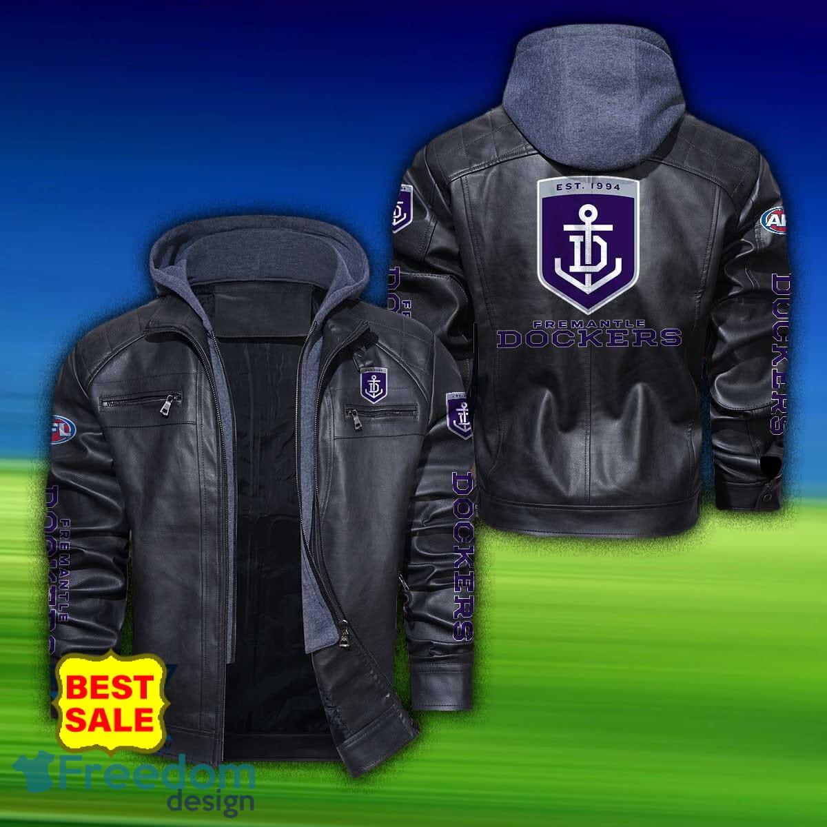 Afl Fremantle Football Club 2D Leather Jacket Hat Gift For Men And Women - Fremantle Football Club Afl 2D Leather Jacket _1 Afl Fremantle Football Club 2D Leather Jacket Hat Gift For Men And Women - Fremantle Football Club Afl 2D Leather Jacket _1