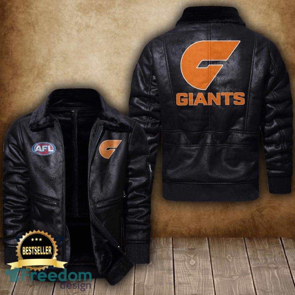 Afl Greater Western Sydney Giants Leather Jacket Feather Neck Men And Women For Fans - Afl Greater Western Sydney Giants 2D Leather Jacket_1 Afl Greater Western Sydney Giants Leather Jacket Feather Neck Men And Women For Fans - Afl Greater Western Sydney Giants 2D Leather Jacket_1