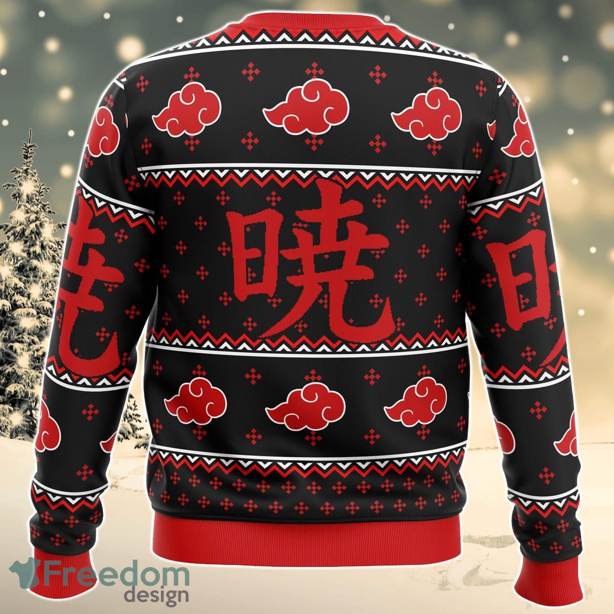 Akatsuki Naruto Ugly Christmas Sweater For Men And Women Product Photo 2
