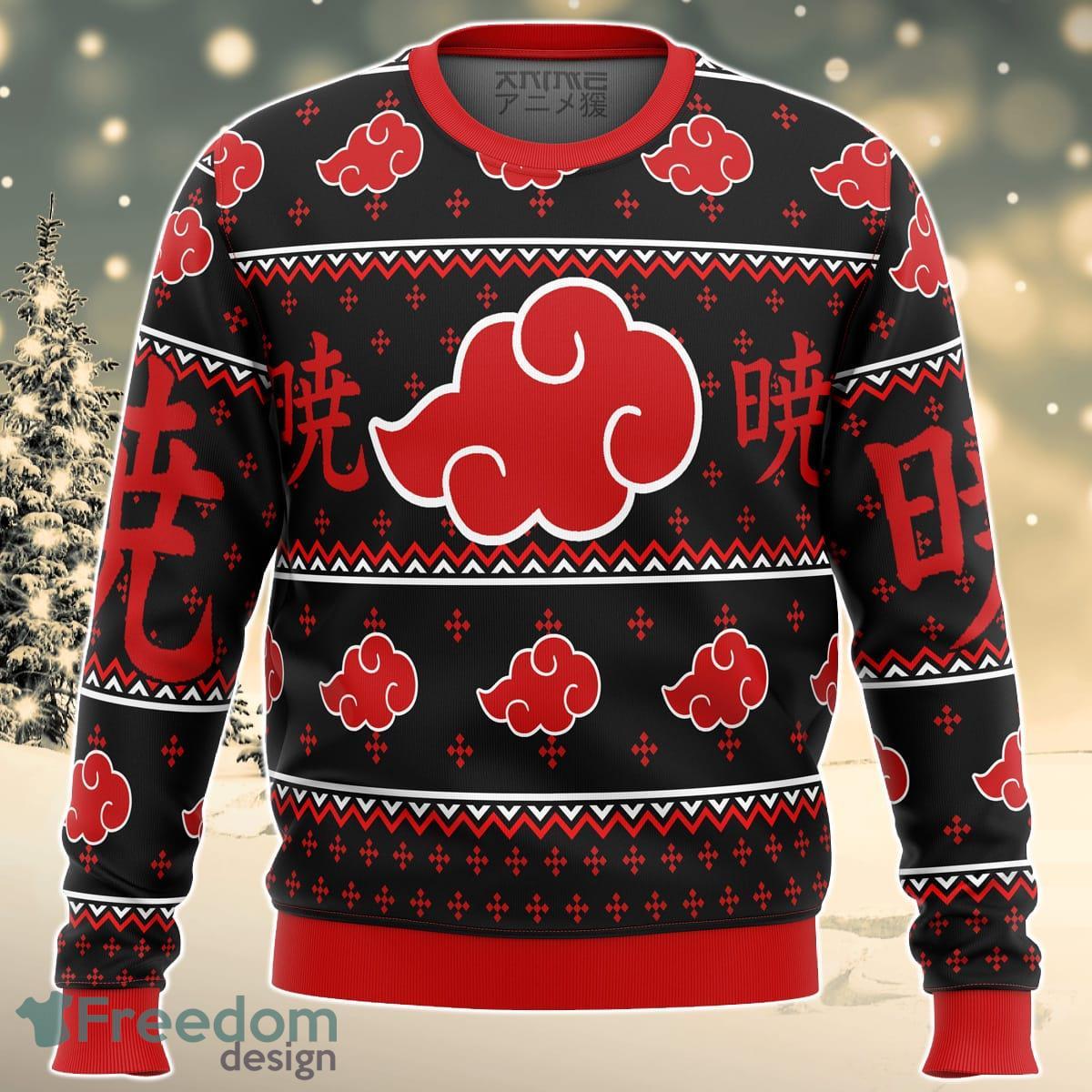 Akatsuki Naruto Ugly Christmas Sweater For Men And Women Product Photo 1