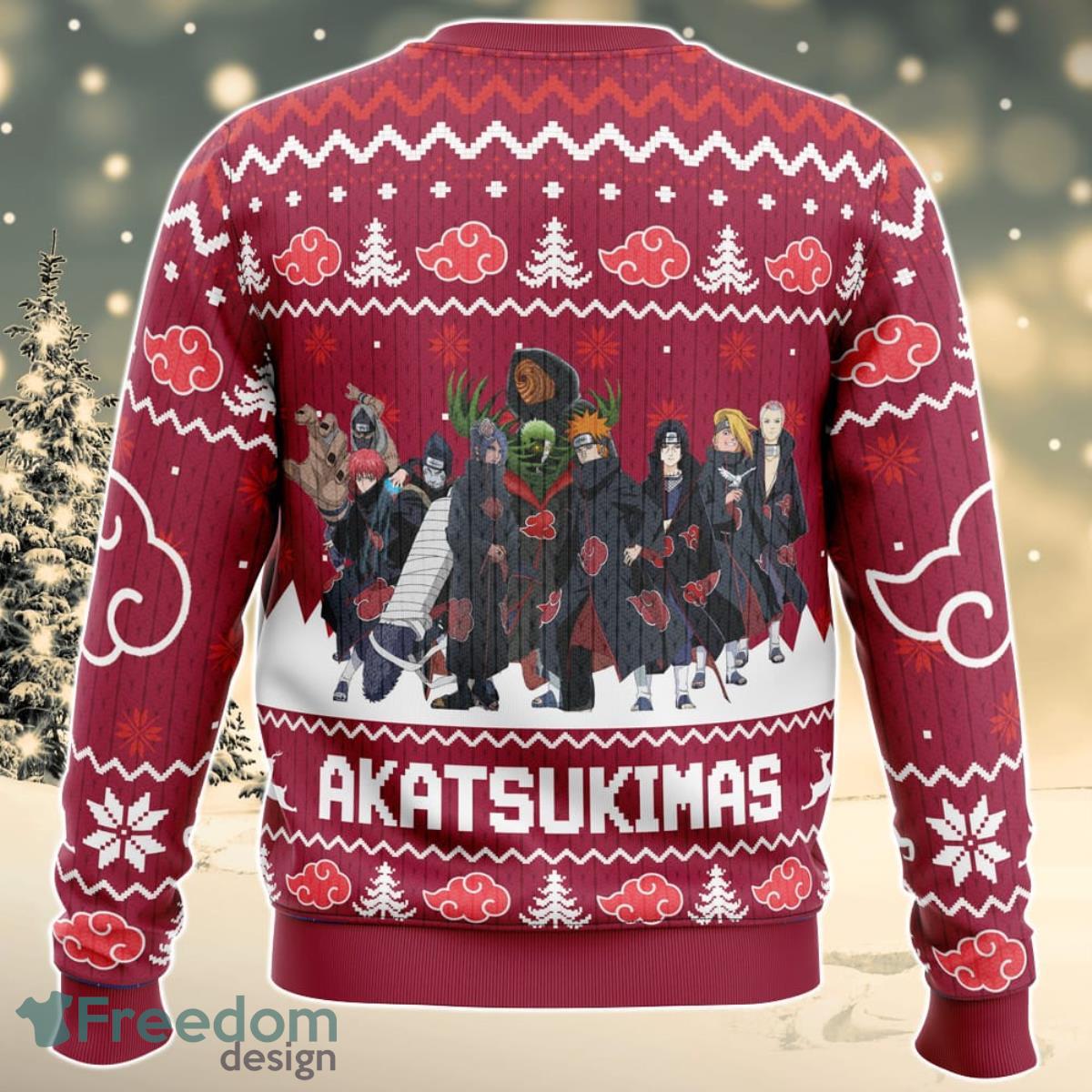 Akatsukimas Akatsuki Christmas Sweater For Men And Women Product Photo 2