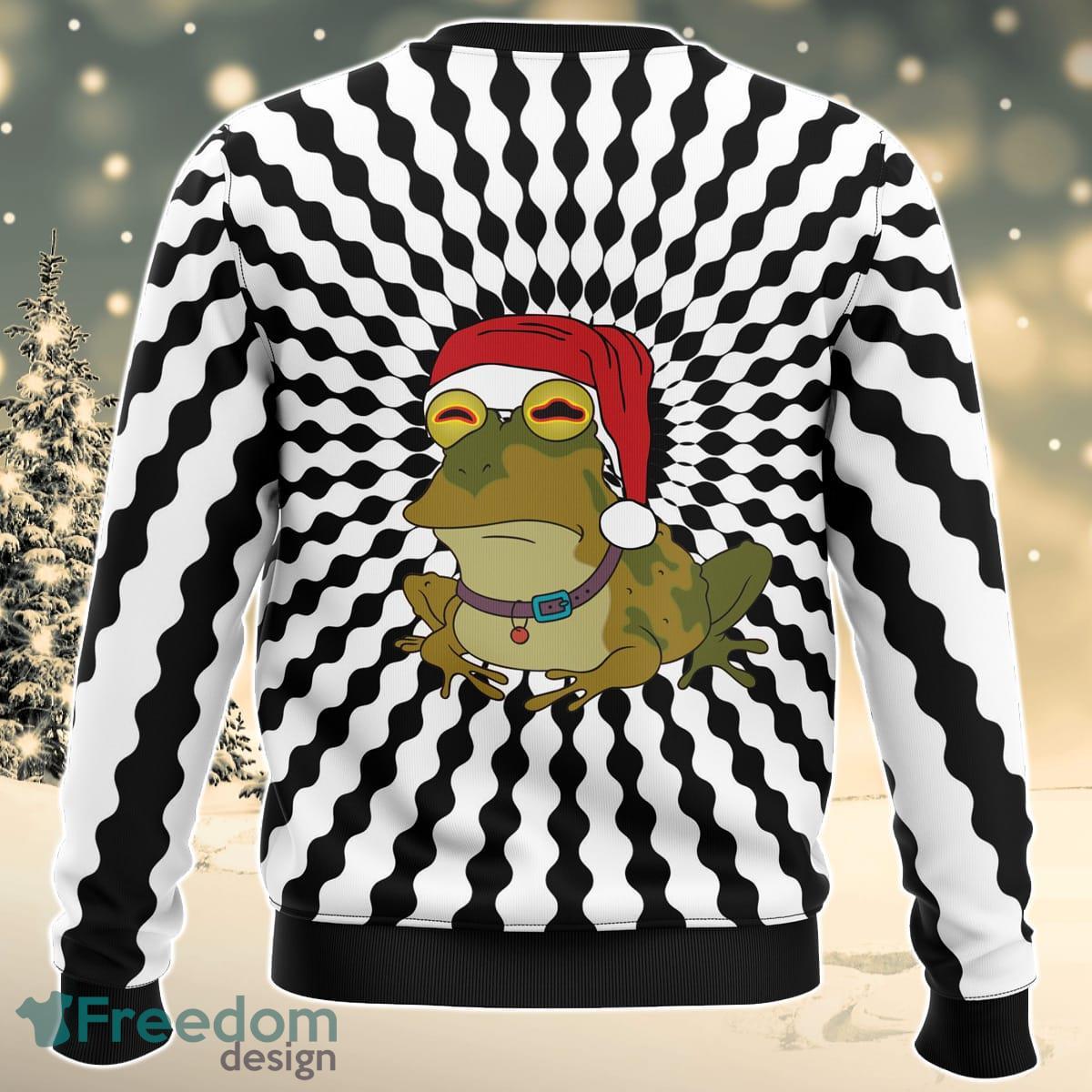 All Glory To The Hypnotoad Ugly Christmas Sweater For Men And Women Product Photo 2