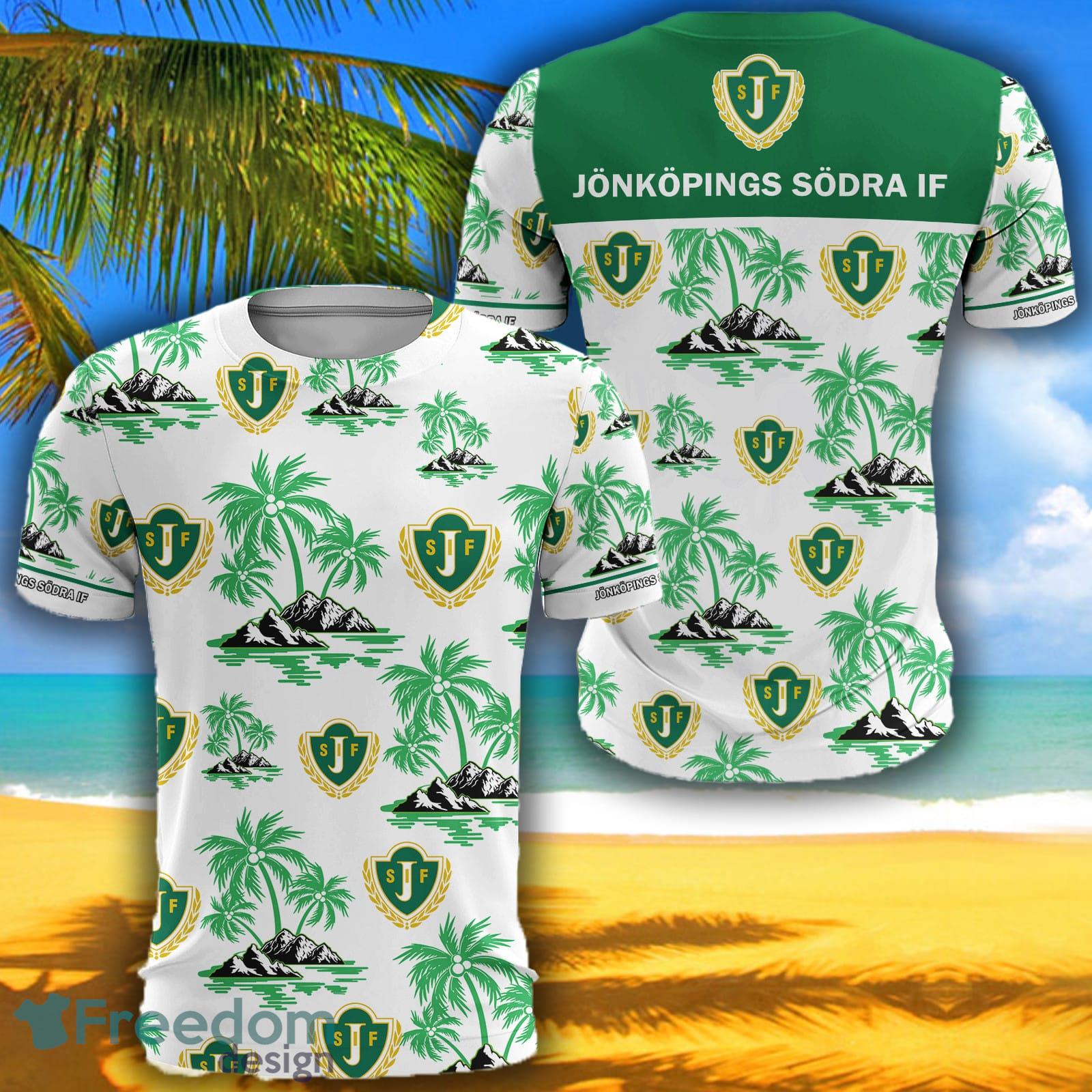 Allsvenskan Jönköpings Södra IF Big Logo Aloha Fans 3D Tshirt For Men And Women - Allsvenskan Jönköpings Södra IF Big Logo Aloha Fans 3D Tshirt For Men And Women
