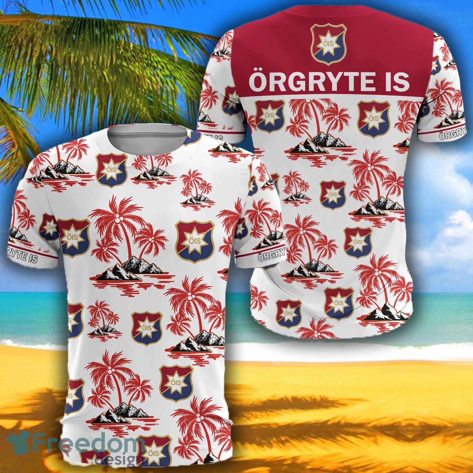 Allsvenskan Örgryte IS Big Logo Aloha Fans 3D Tshirt For Men And Women - Allsvenskan Örgryte IS Big Logo Aloha Fans 3D Tshirt For Men And Women
