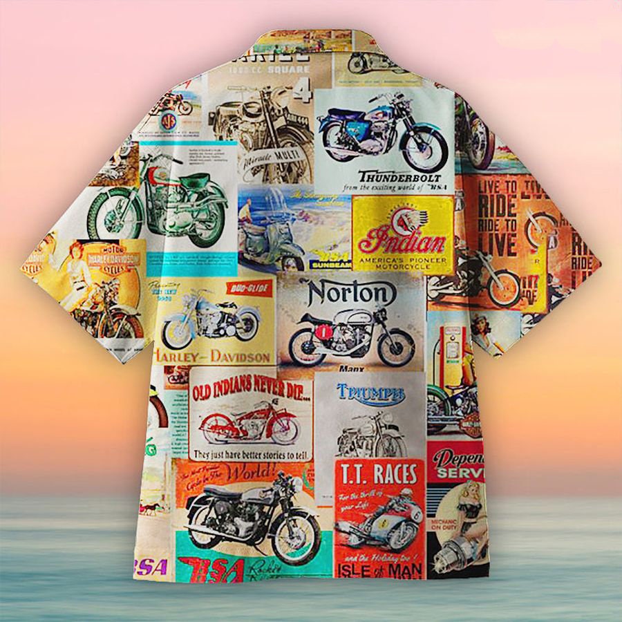 New Arrival vintage motorcycle Indians T-shirt Men Women 3D